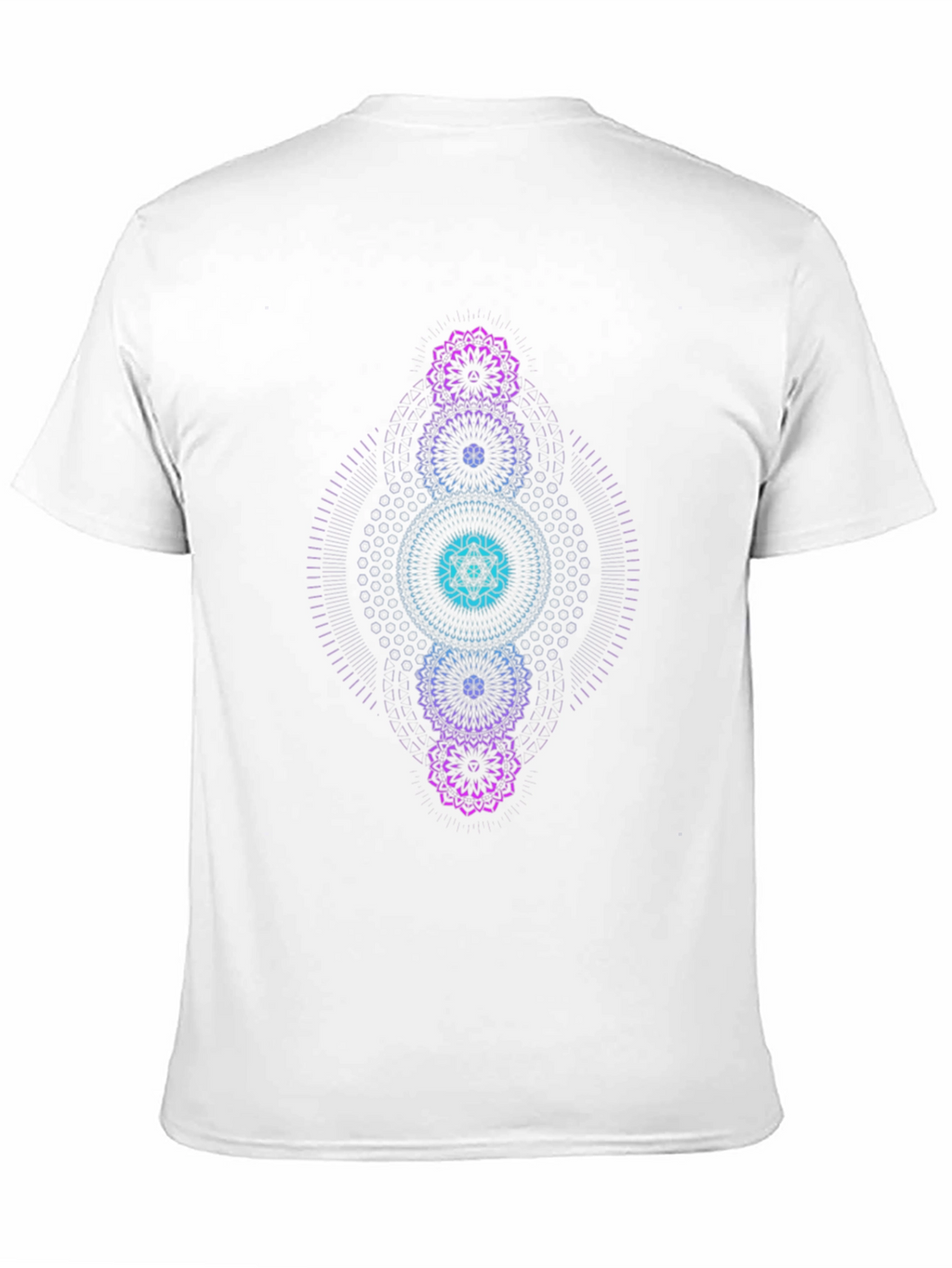 Mystic Mandala Graphic Tee - Black