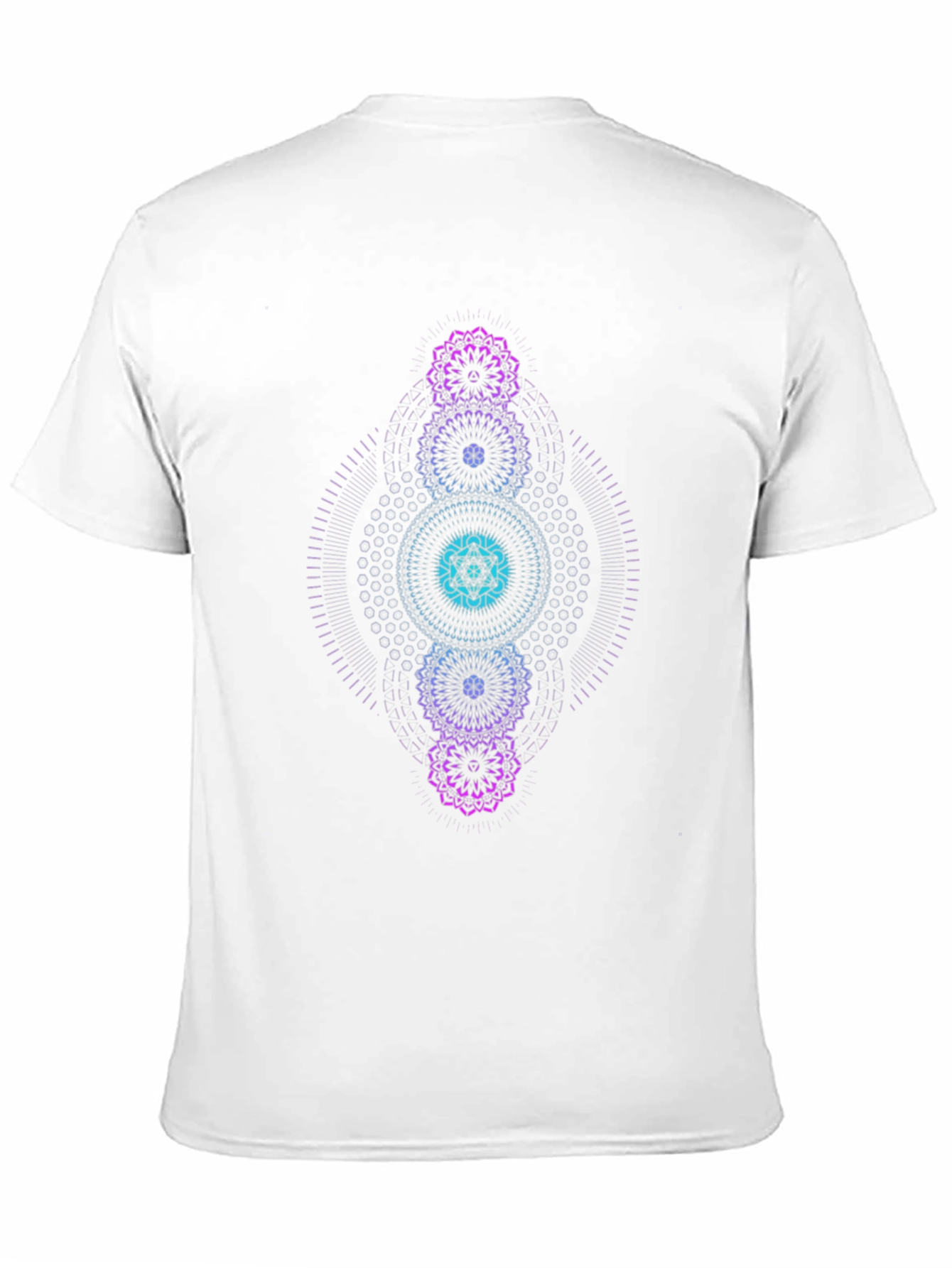 Mystic Mandala Graphic Tee - Black