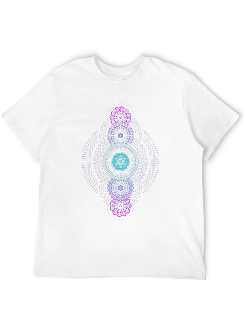 Mystic Mandala Graphic Tee - Black