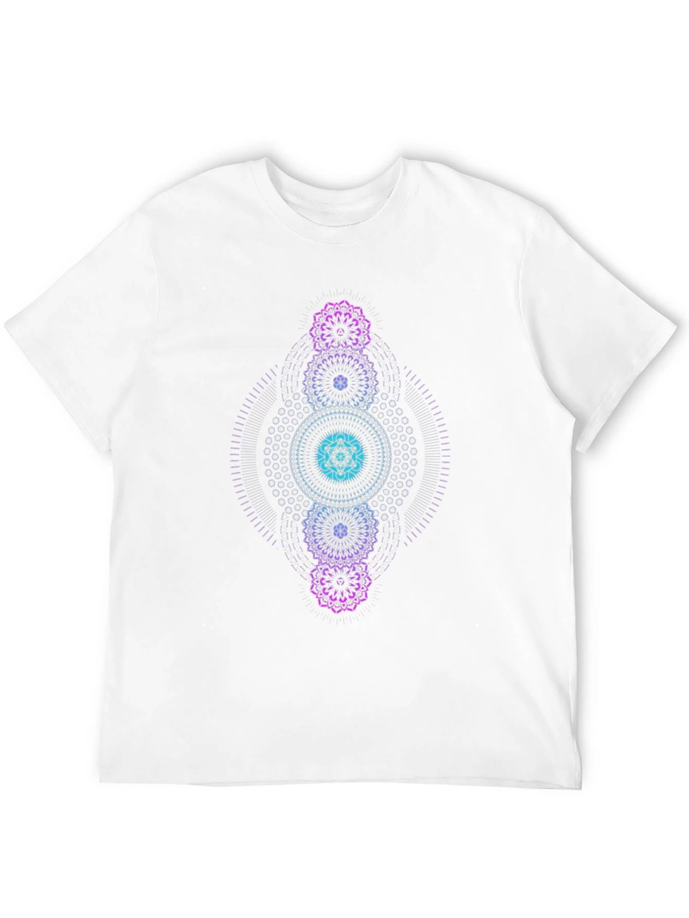 Mystic Mandala Graphic Tee - Black