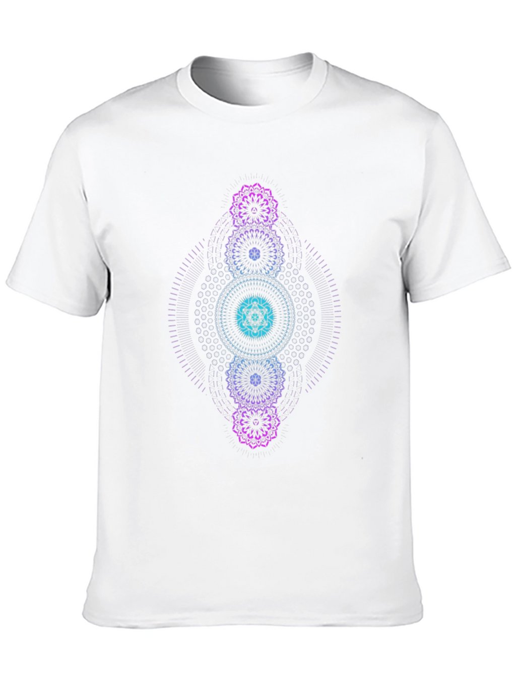 Mystic Mandala Graphic Tee - Black