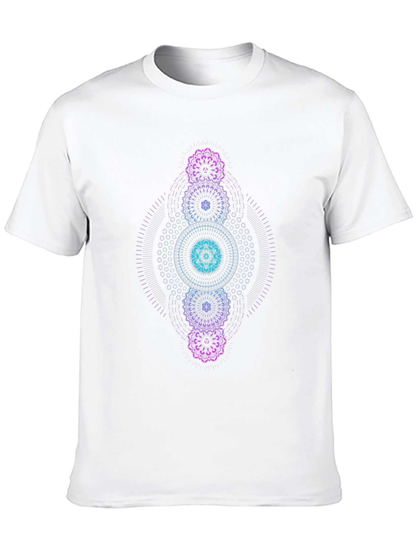 Mystic Mandala Graphic Tee - Black