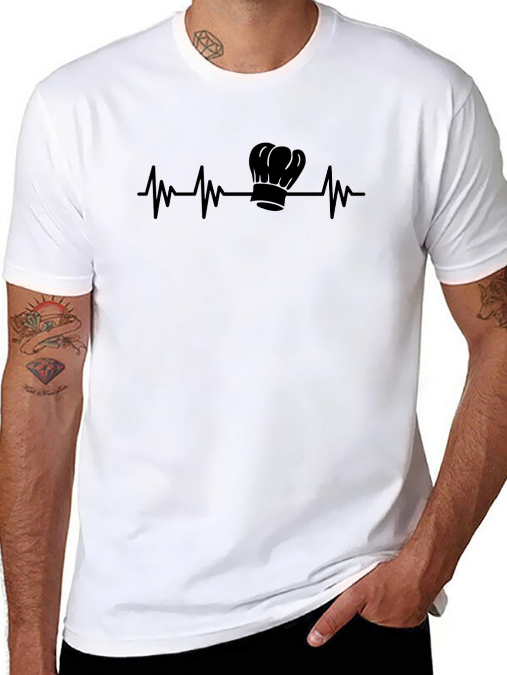Chefs Heartbeat Tee - Culinary Passion T-Shirt