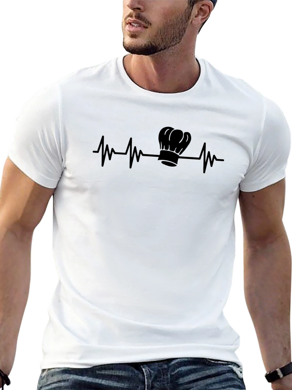 Chefs Heartbeat Tee - Culinary Passion T-Shirt