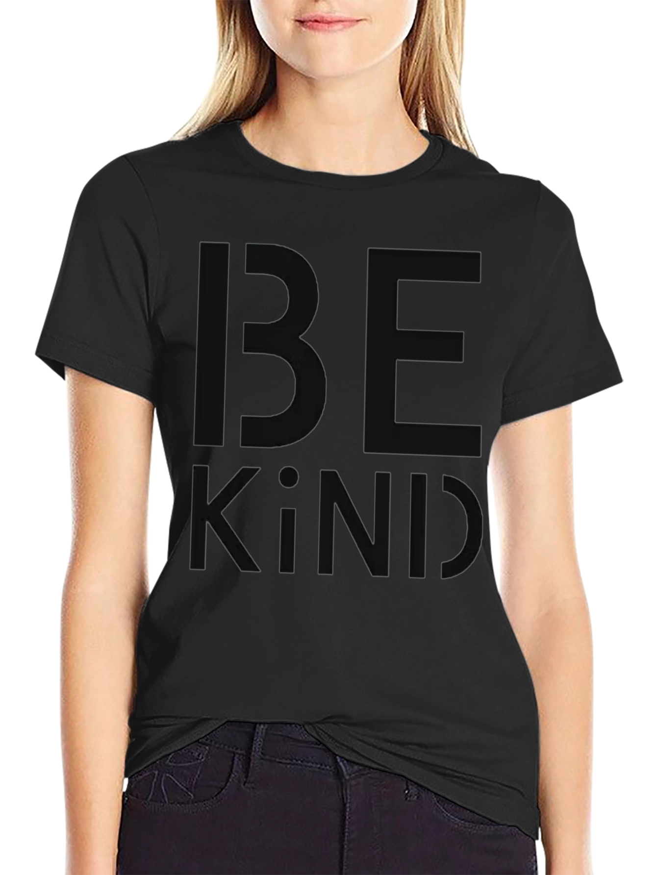 Be Kind Black Graphic Tee - Unisex