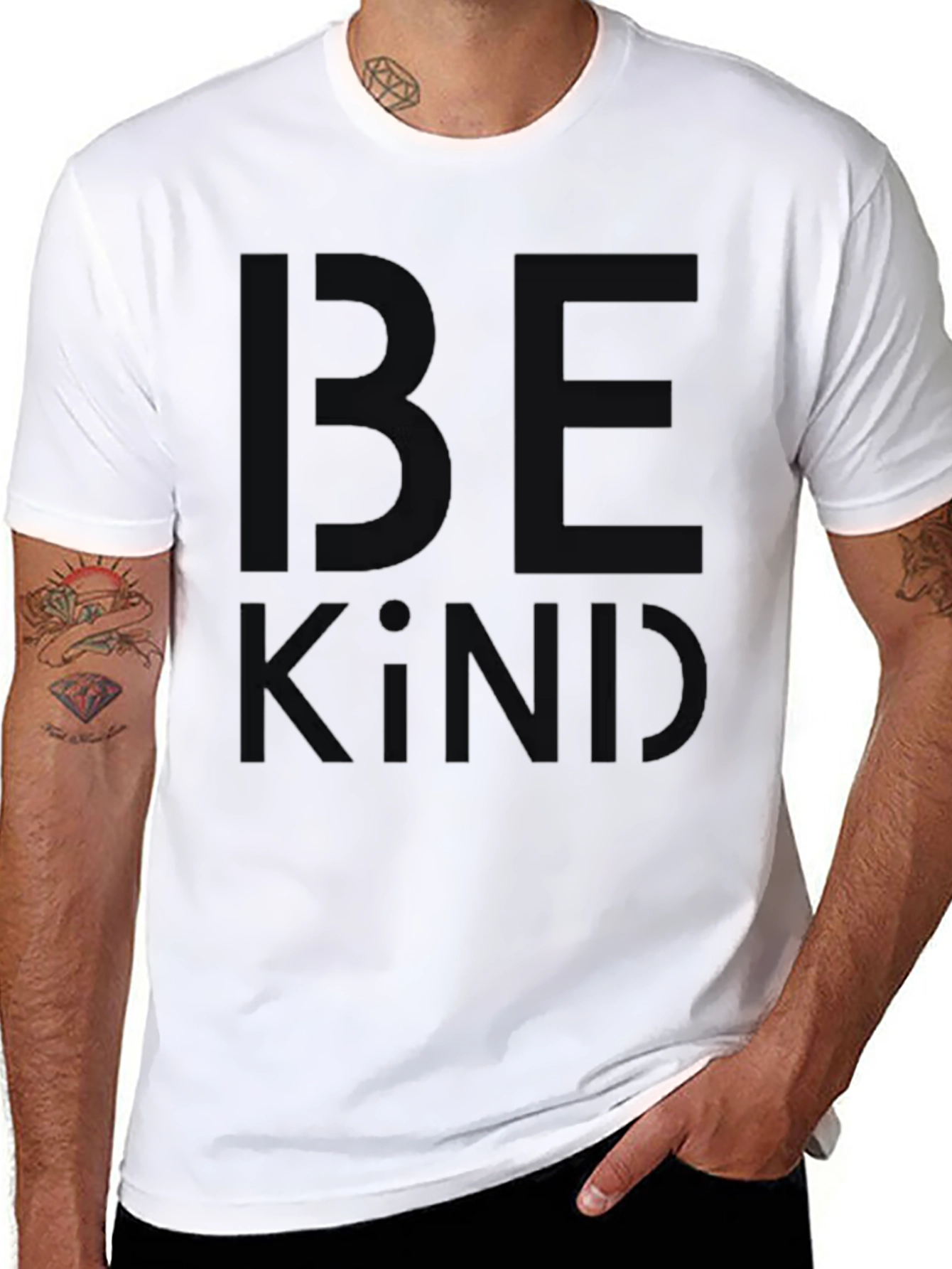Be Kind Black Graphic Tee - Unisex