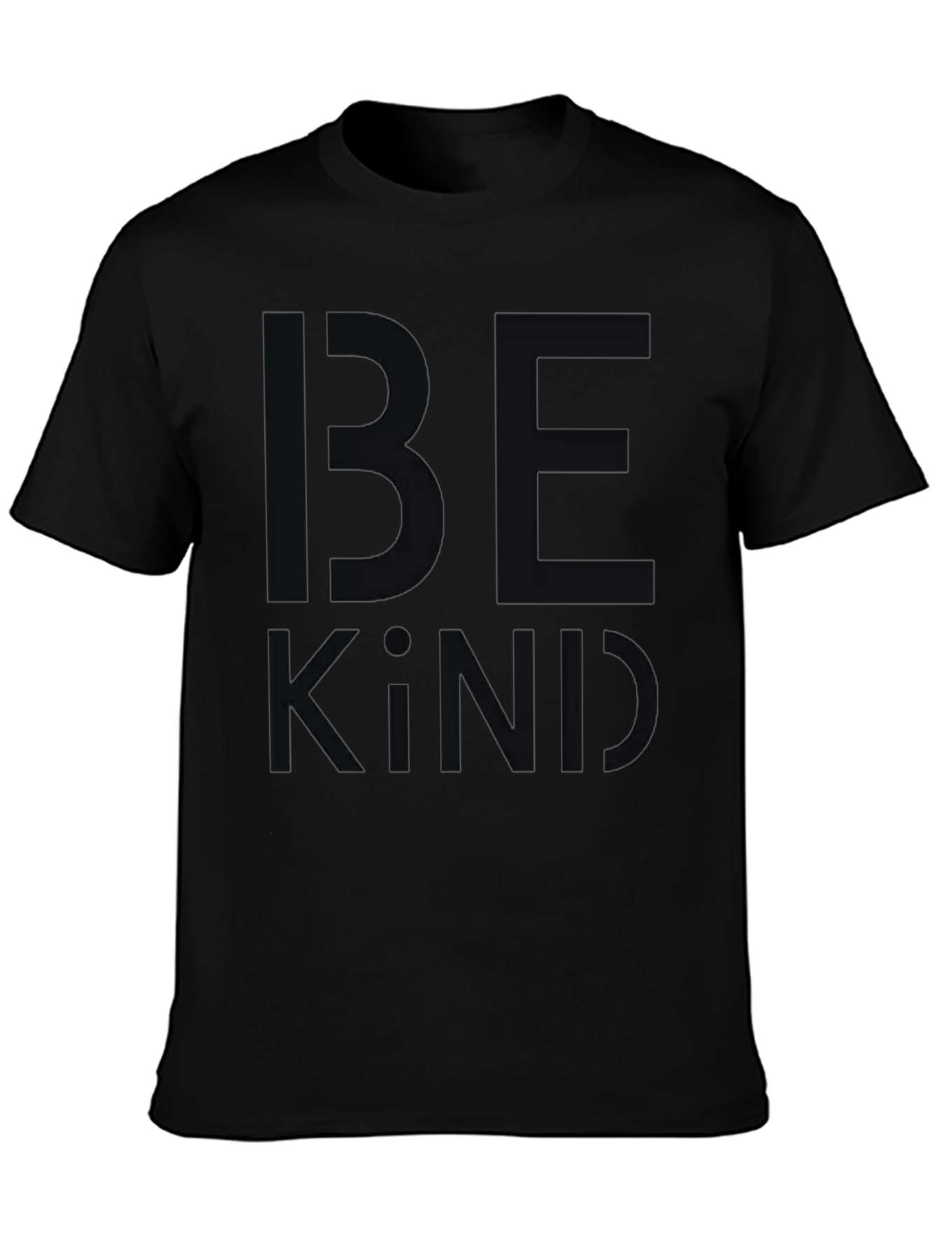 Be Kind Black Graphic Tee - Unisex