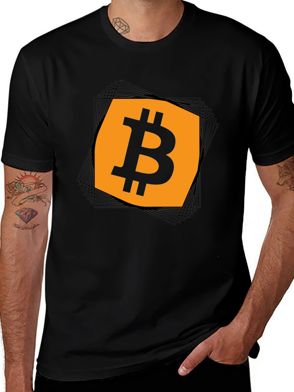 Bitcoin Crypto T-Shirt - Modern Graphic Tee