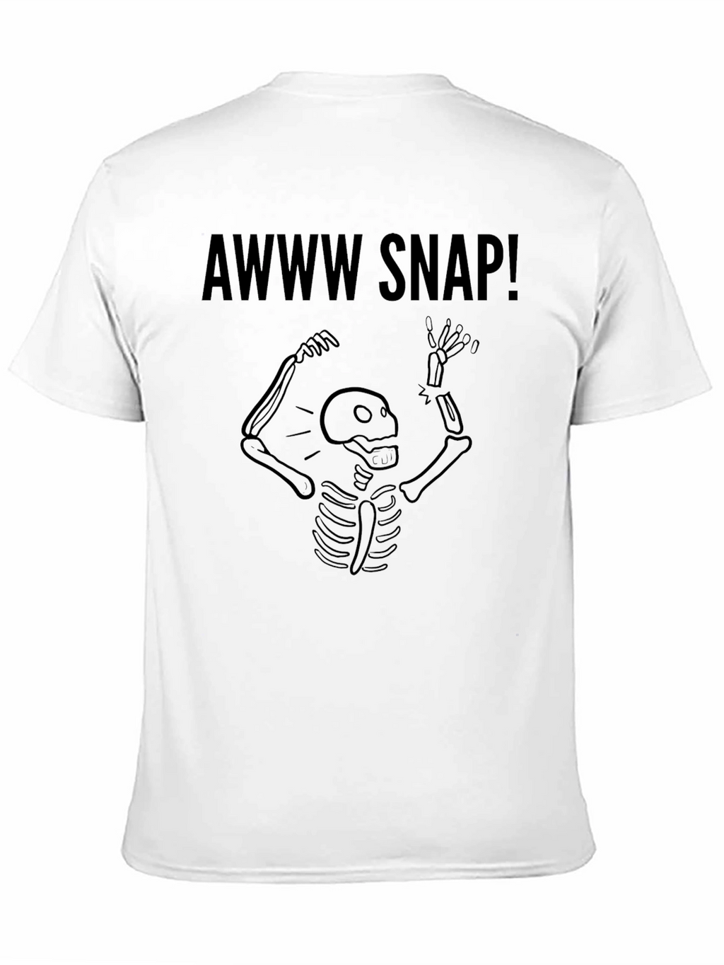 Awww Snap! Skeleton Graphic Tee