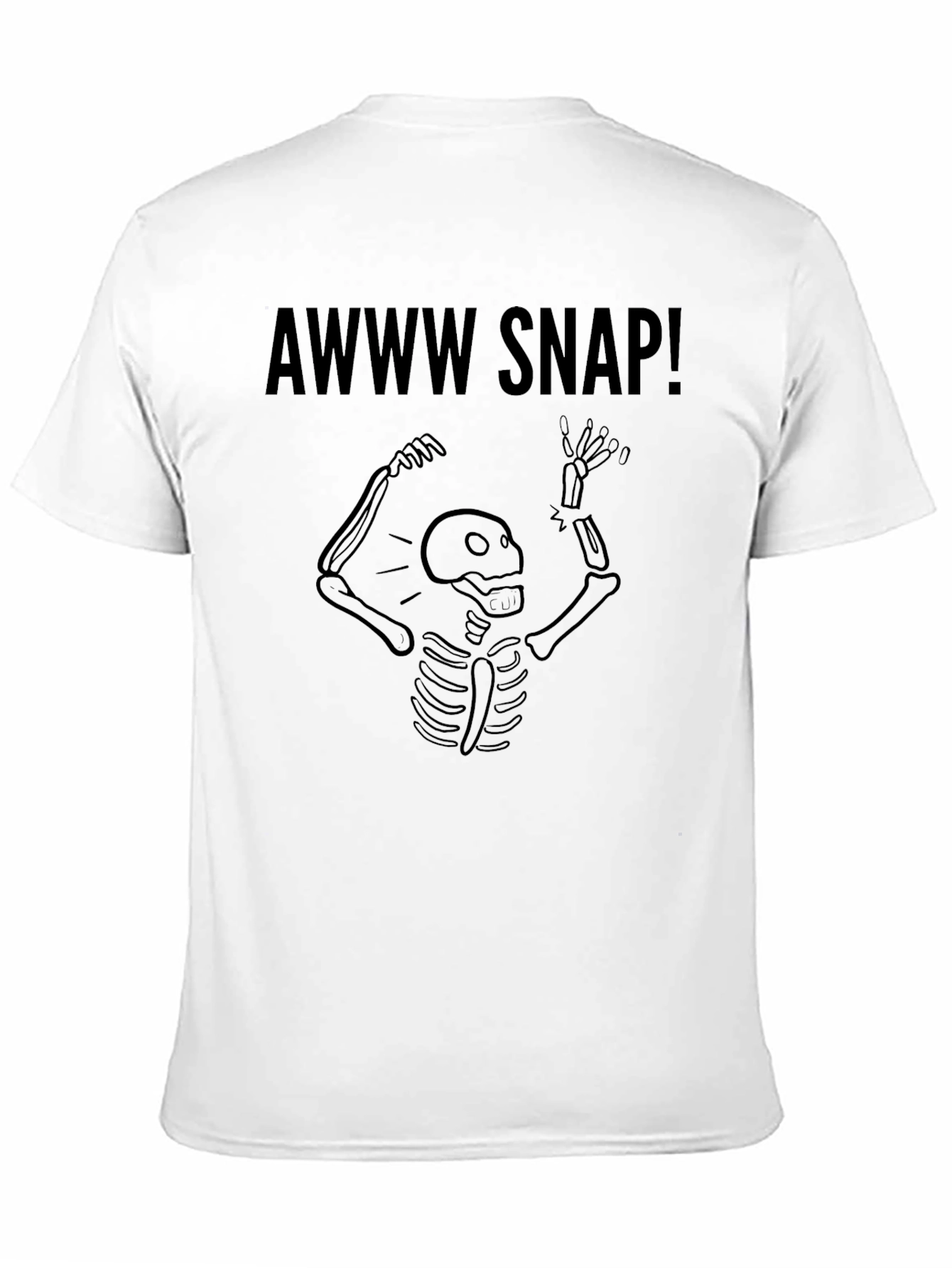 Awww Snap! Skeleton Graphic Tee