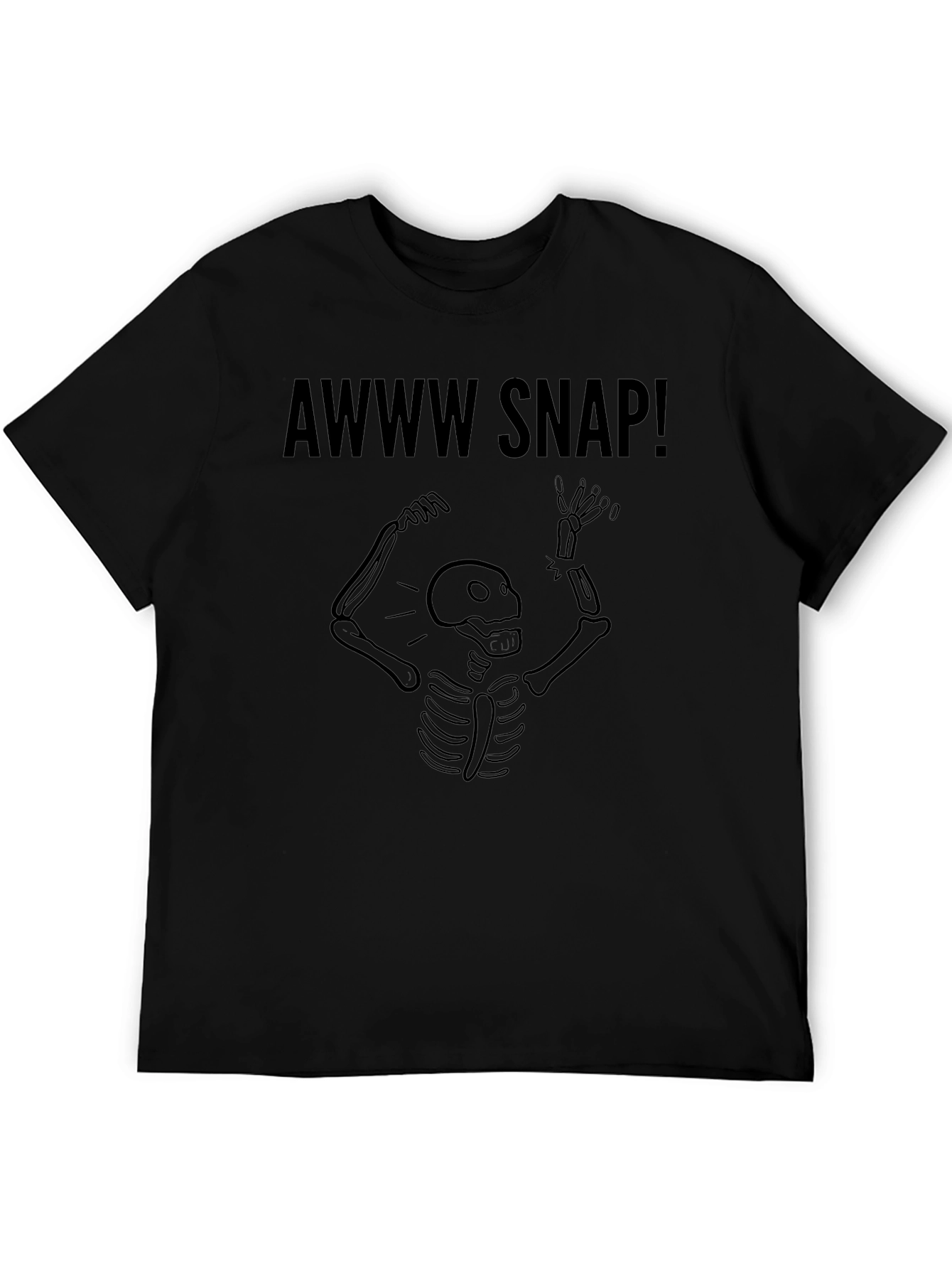 Awww Snap! Skeleton Graphic Tee