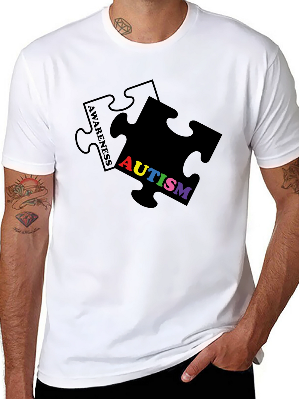 Autism Awareness Puzzle Piece T-Shirt