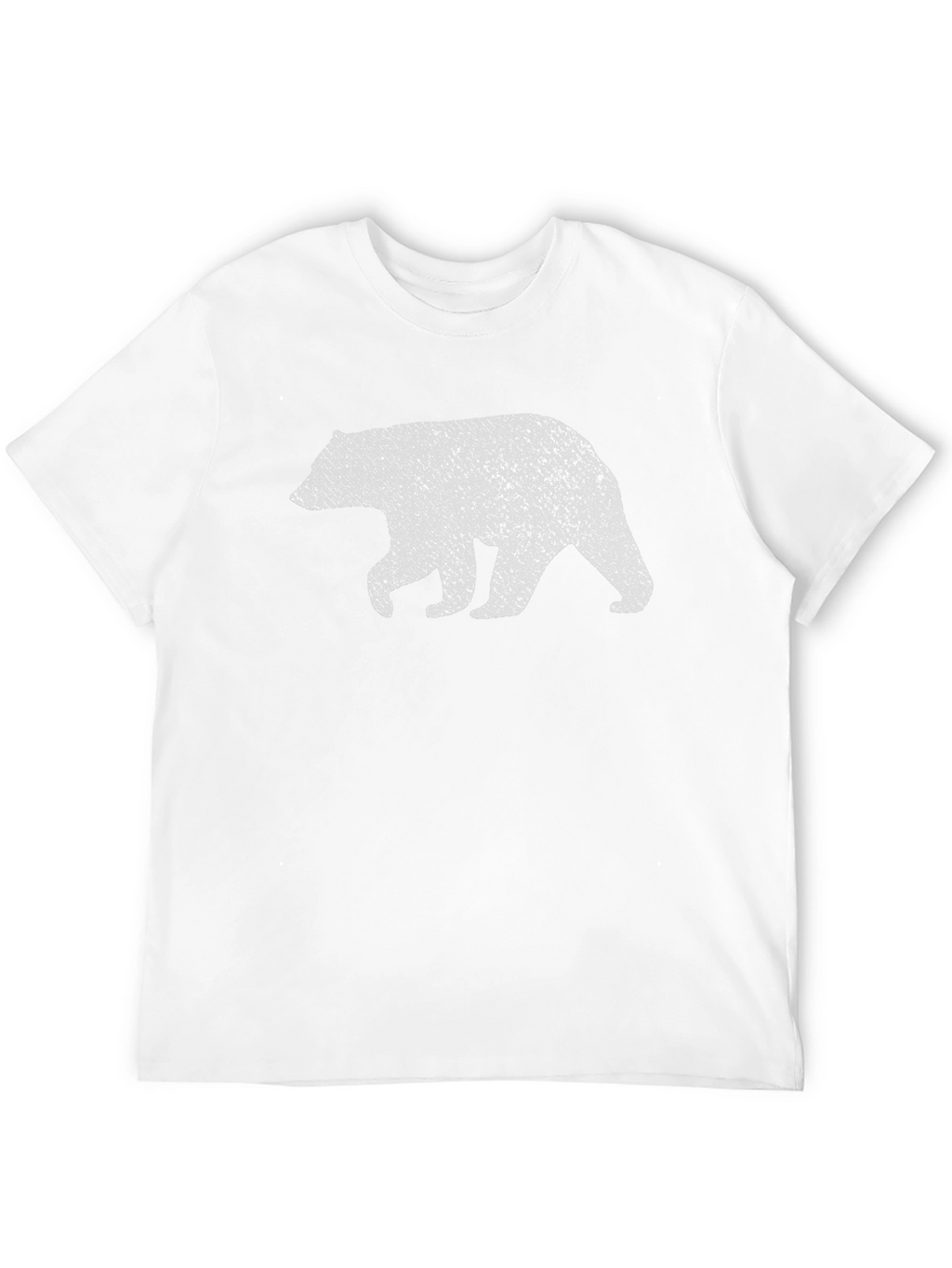 Bear Graphic Print Crew Neck T-Shirt