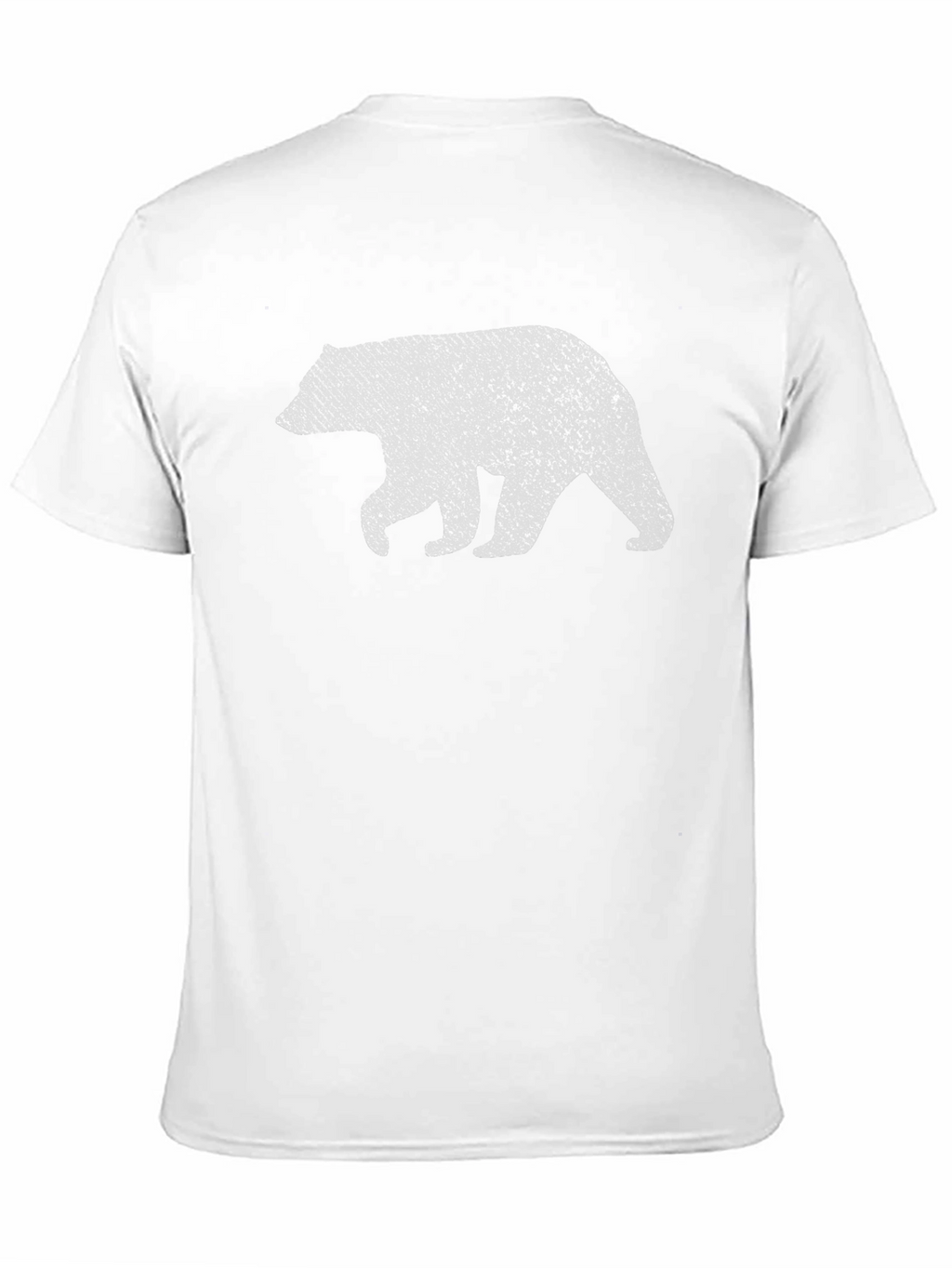 Bear Graphic Print Crew Neck T-Shirt