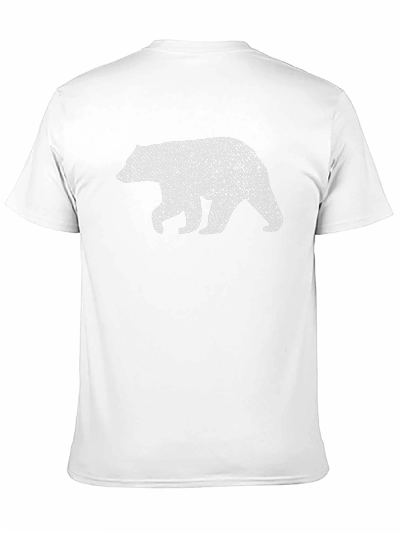 Bear Graphic Print Crew Neck T-Shirt