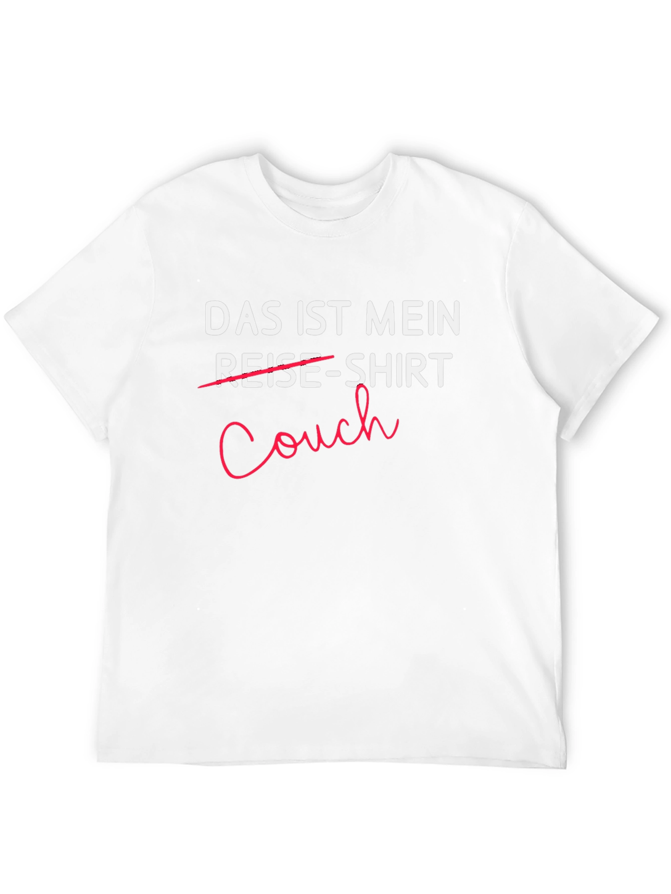 Das Ist Mein Couch-Shirt - Comfortable Black T-Shirt