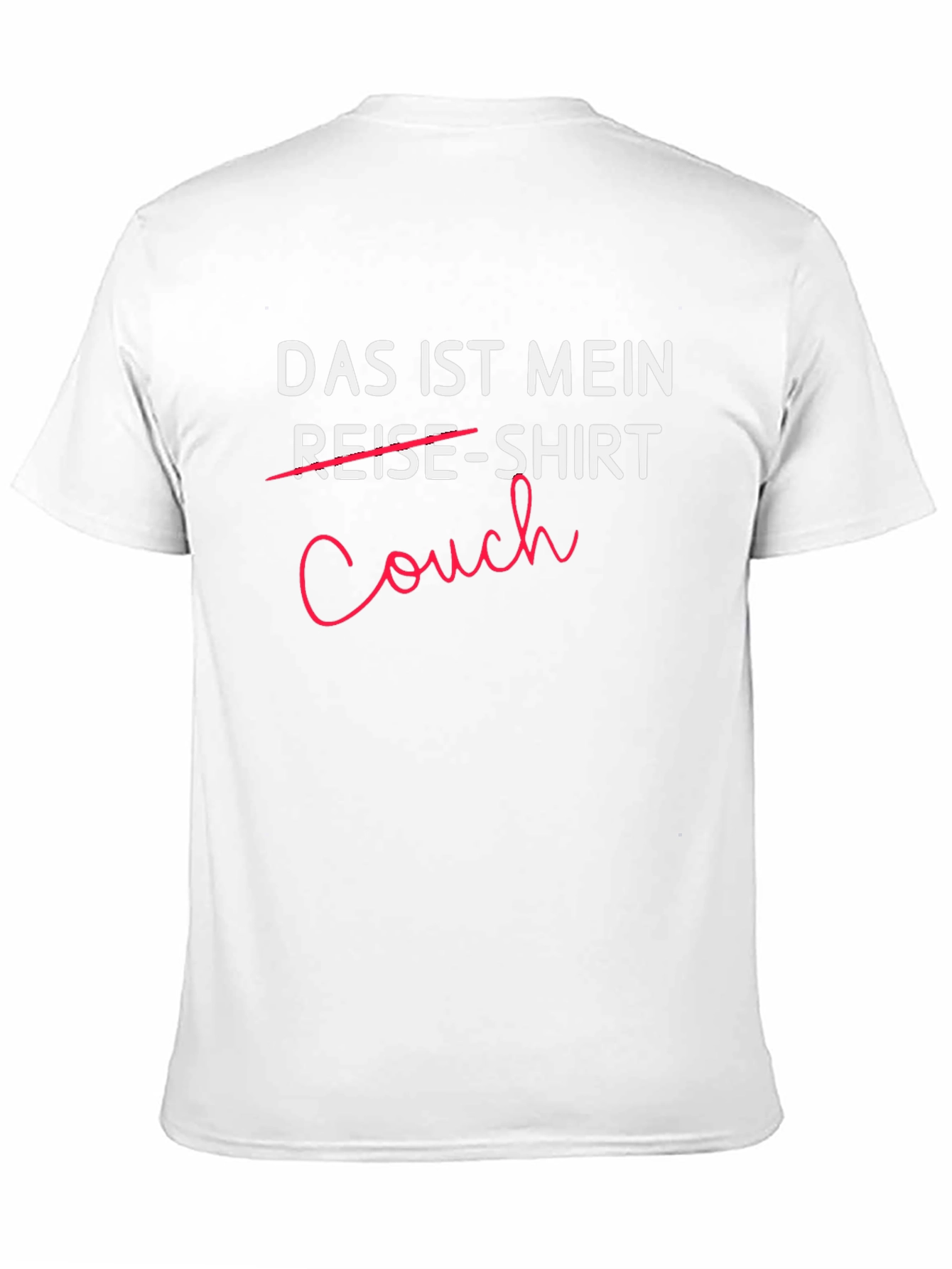 Das Ist Mein Couch-Shirt - Comfortable Black T-Shirt