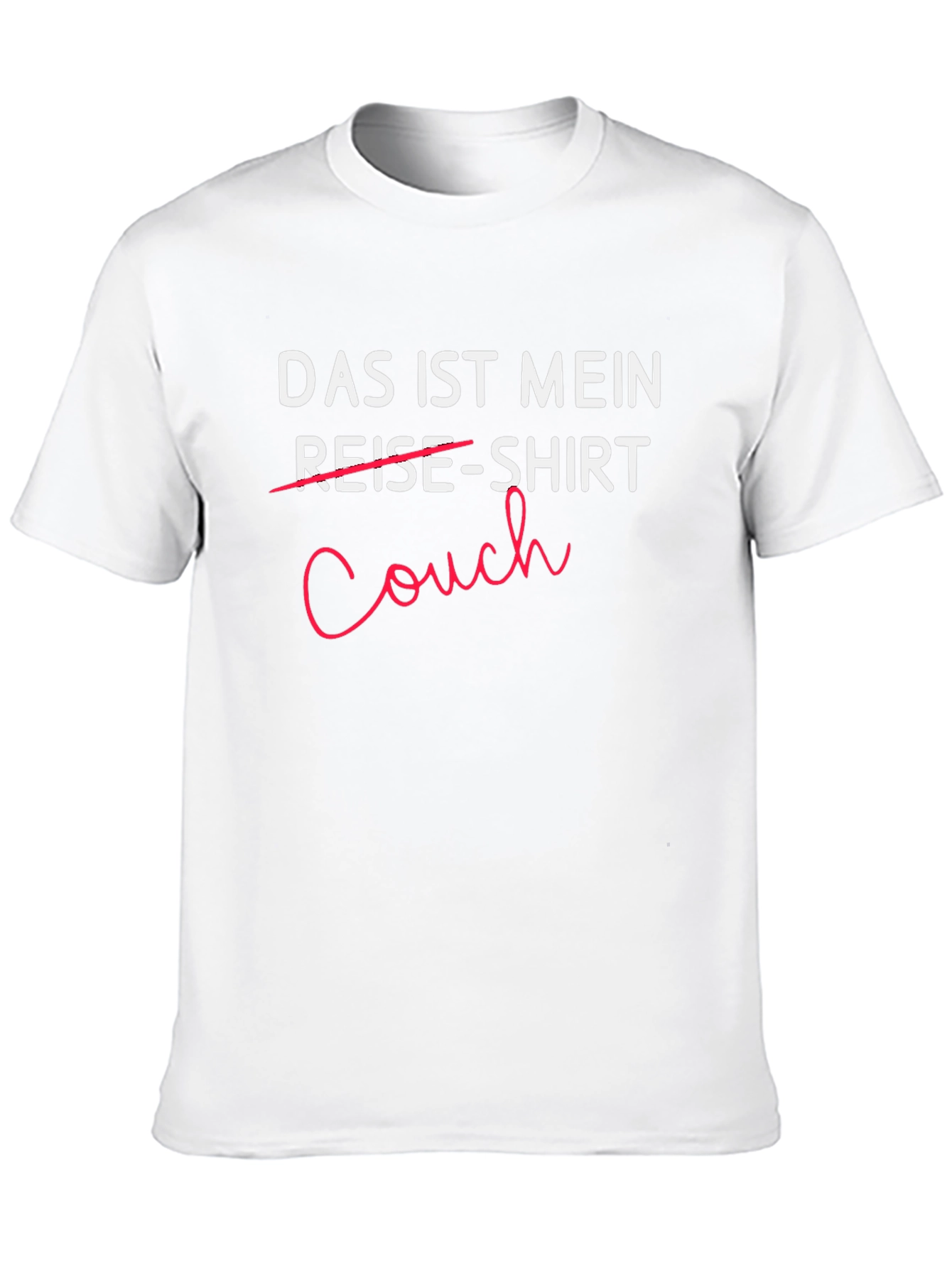 Das Ist Mein Couch-Shirt - Comfortable Black T-Shirt