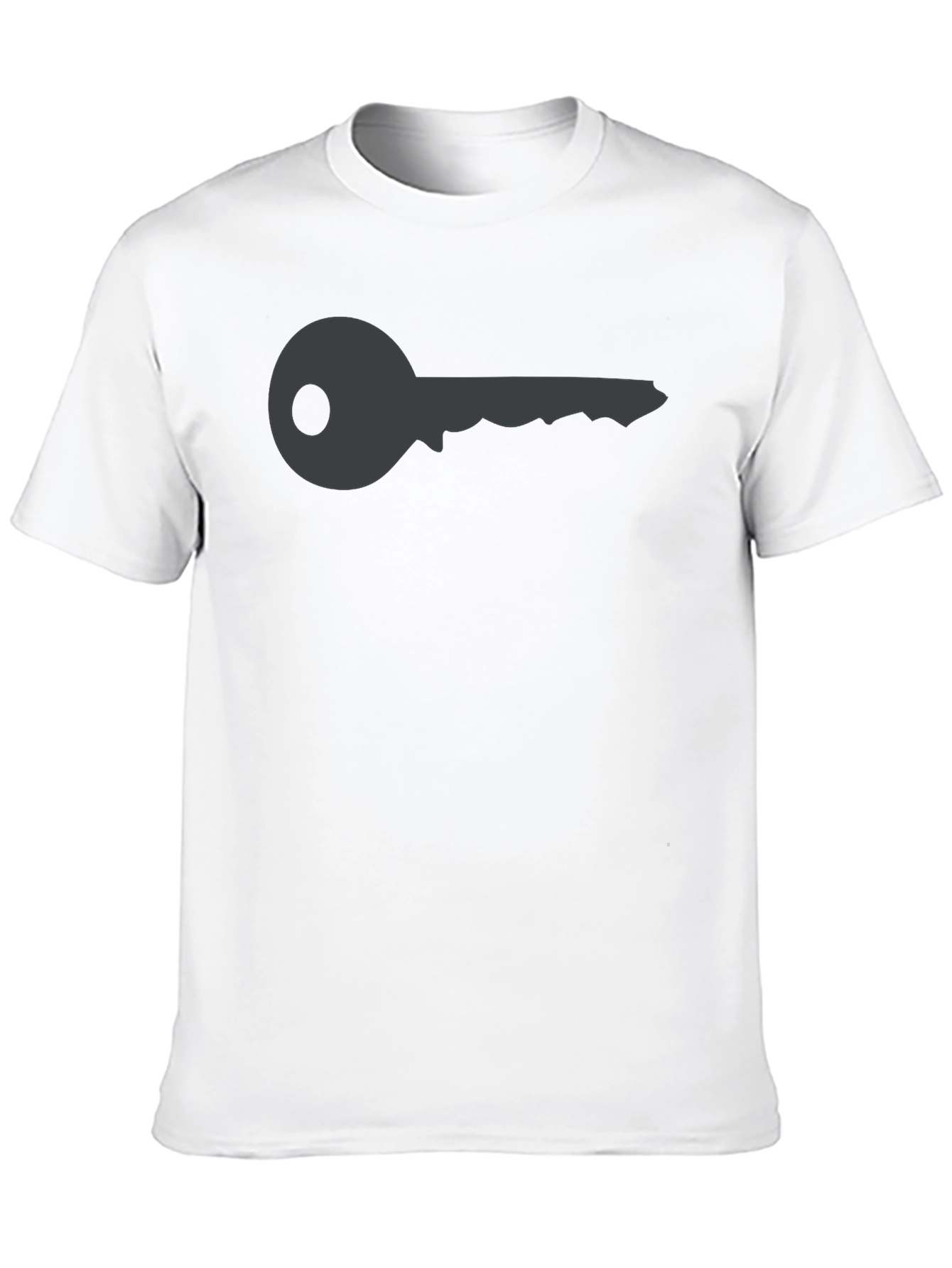 Key Graphic Black T-Shirt - Unlock Your Style!