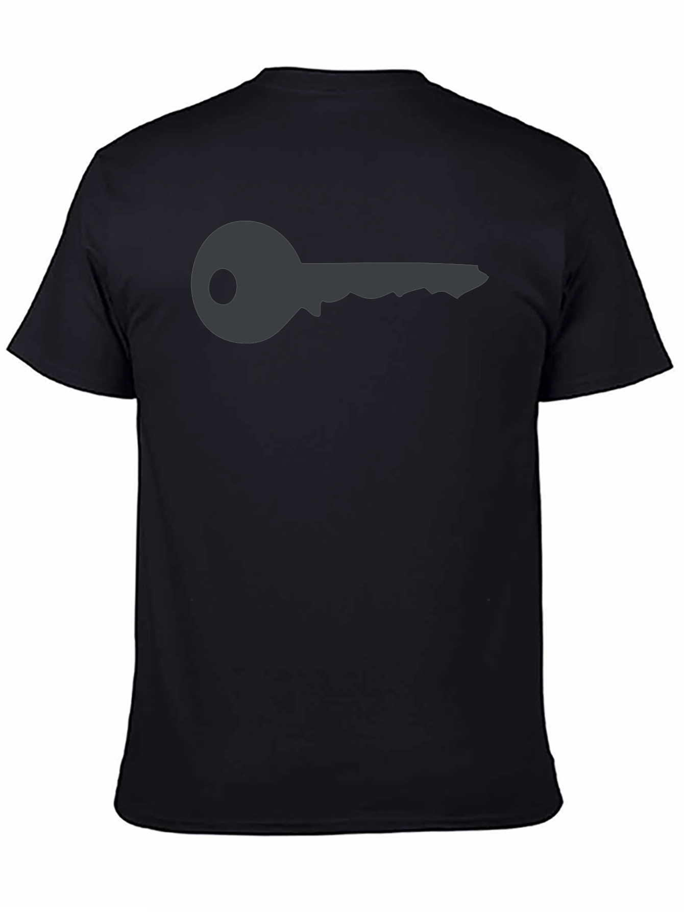 Key Graphic Black T-Shirt - Unlock Your Style!