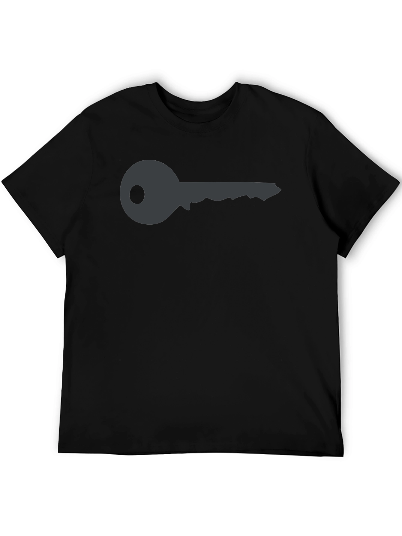 Key Graphic Black T-Shirt - Unlock Your Style!