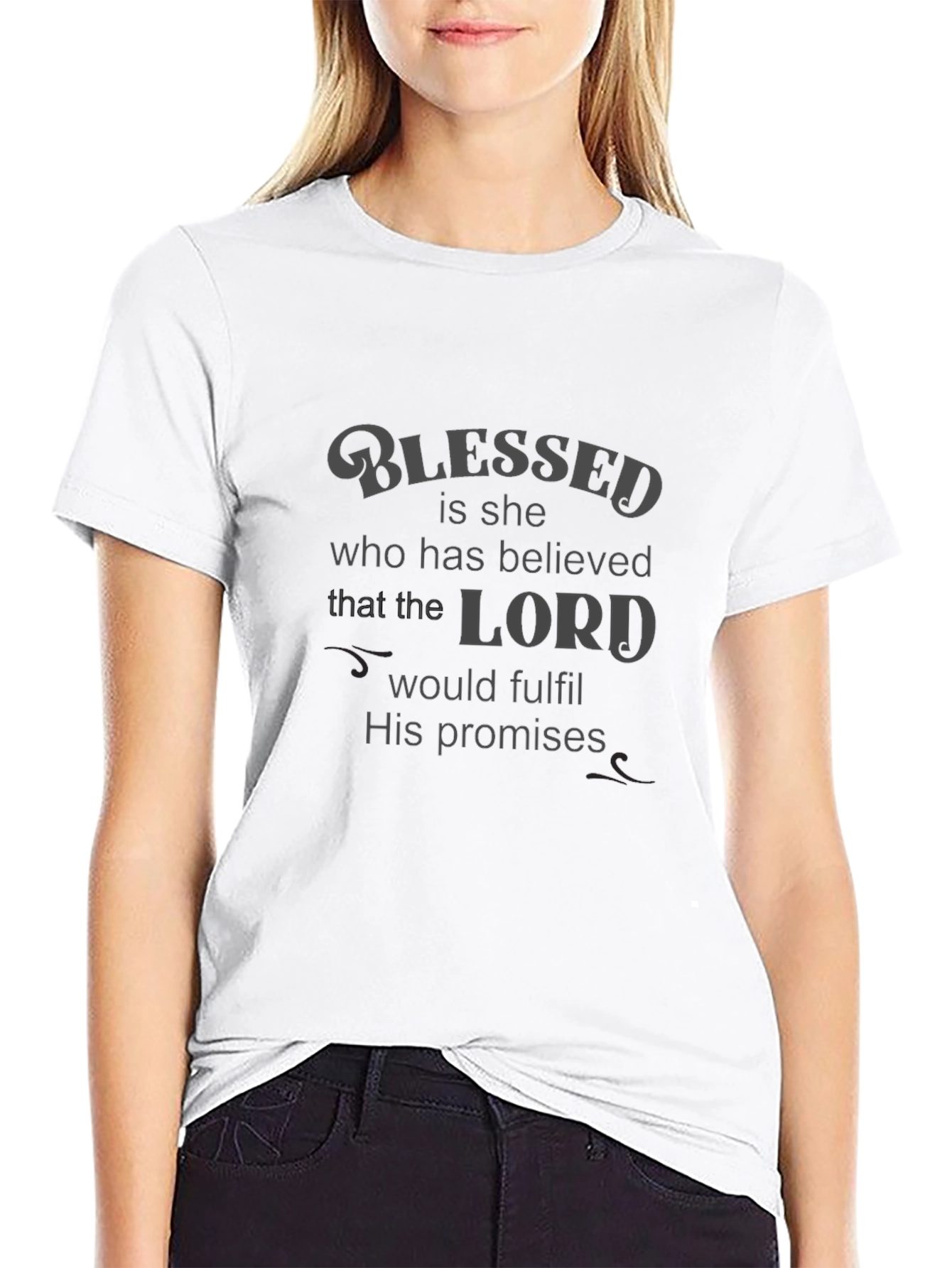 Blessed Is She Tee - Christian Inspired Graphic T-Shirt
