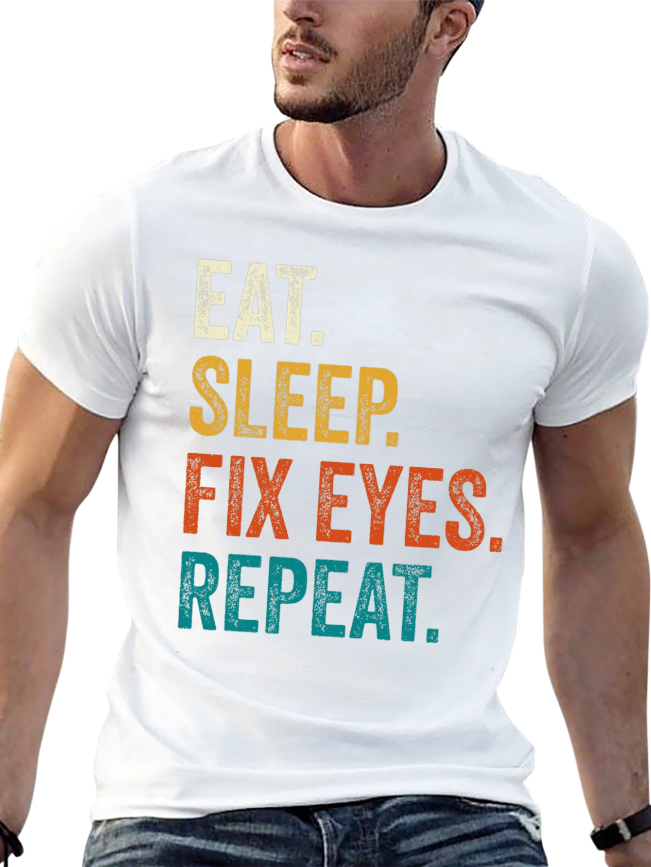 Eat Sleep Fix Eyes Repeat T-Shirt