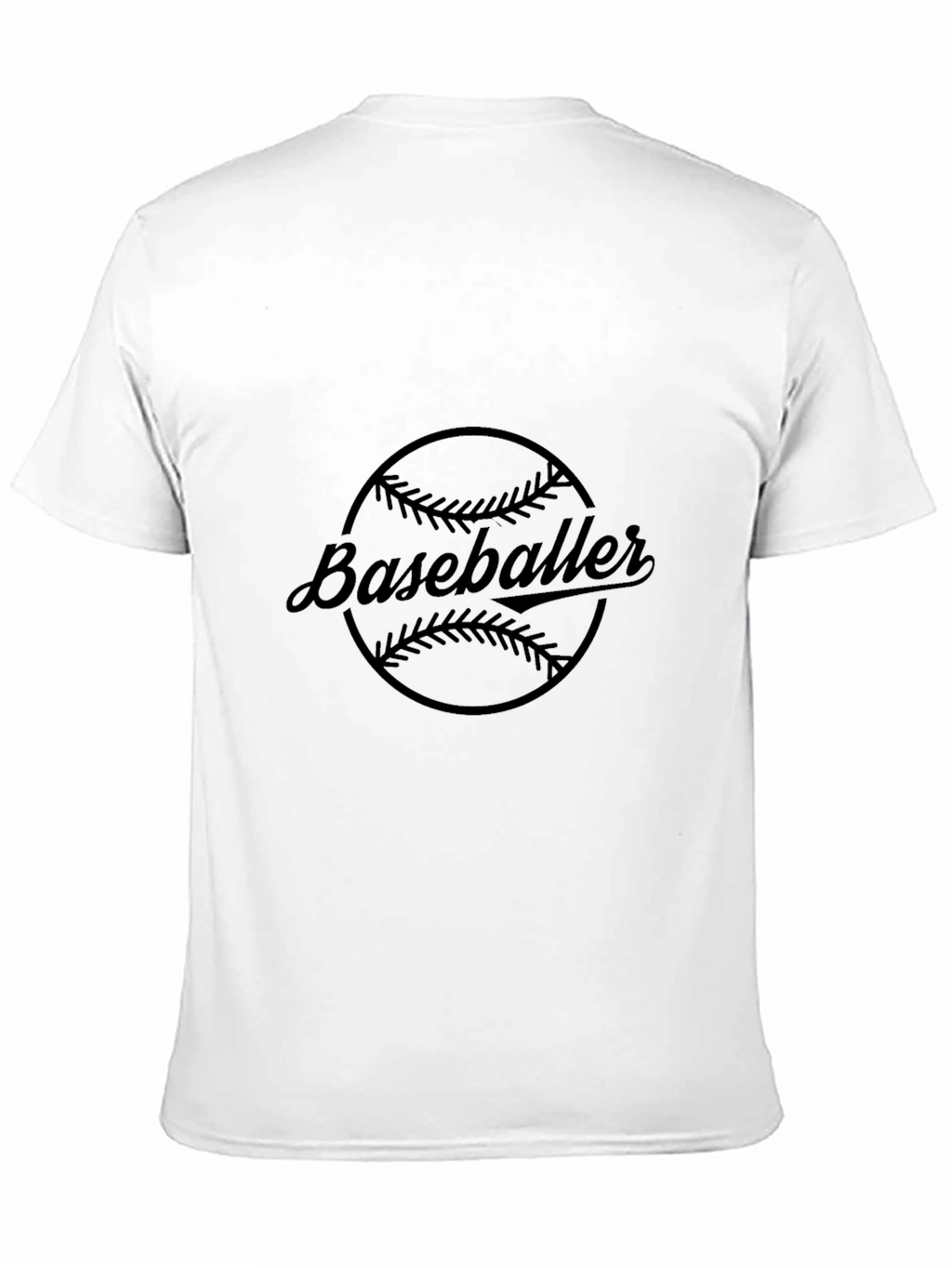 Baseballer Graphic Tee - Classic Black T-Shirt