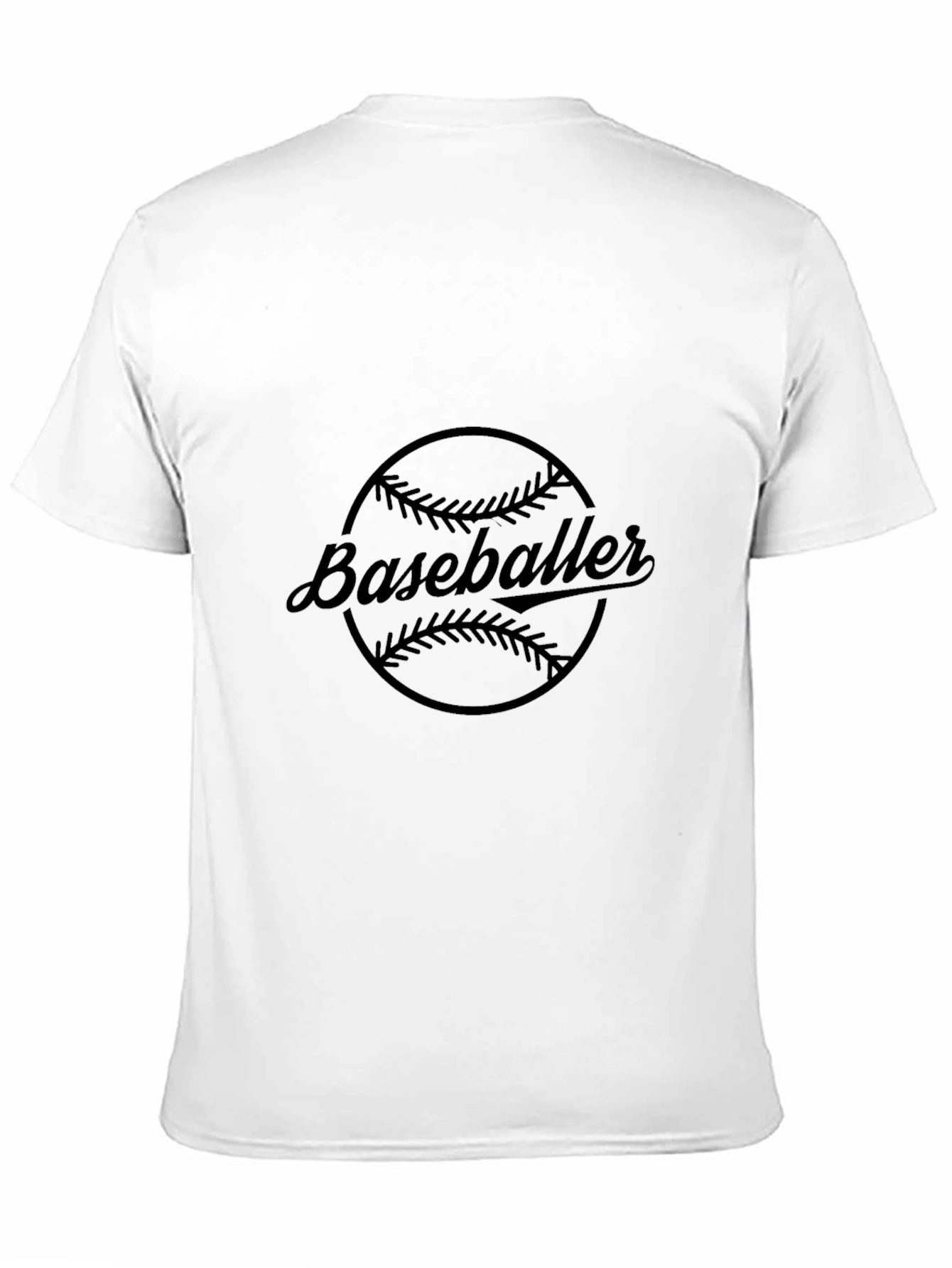 Baseballer Graphic Tee - Classic Black T-Shirt