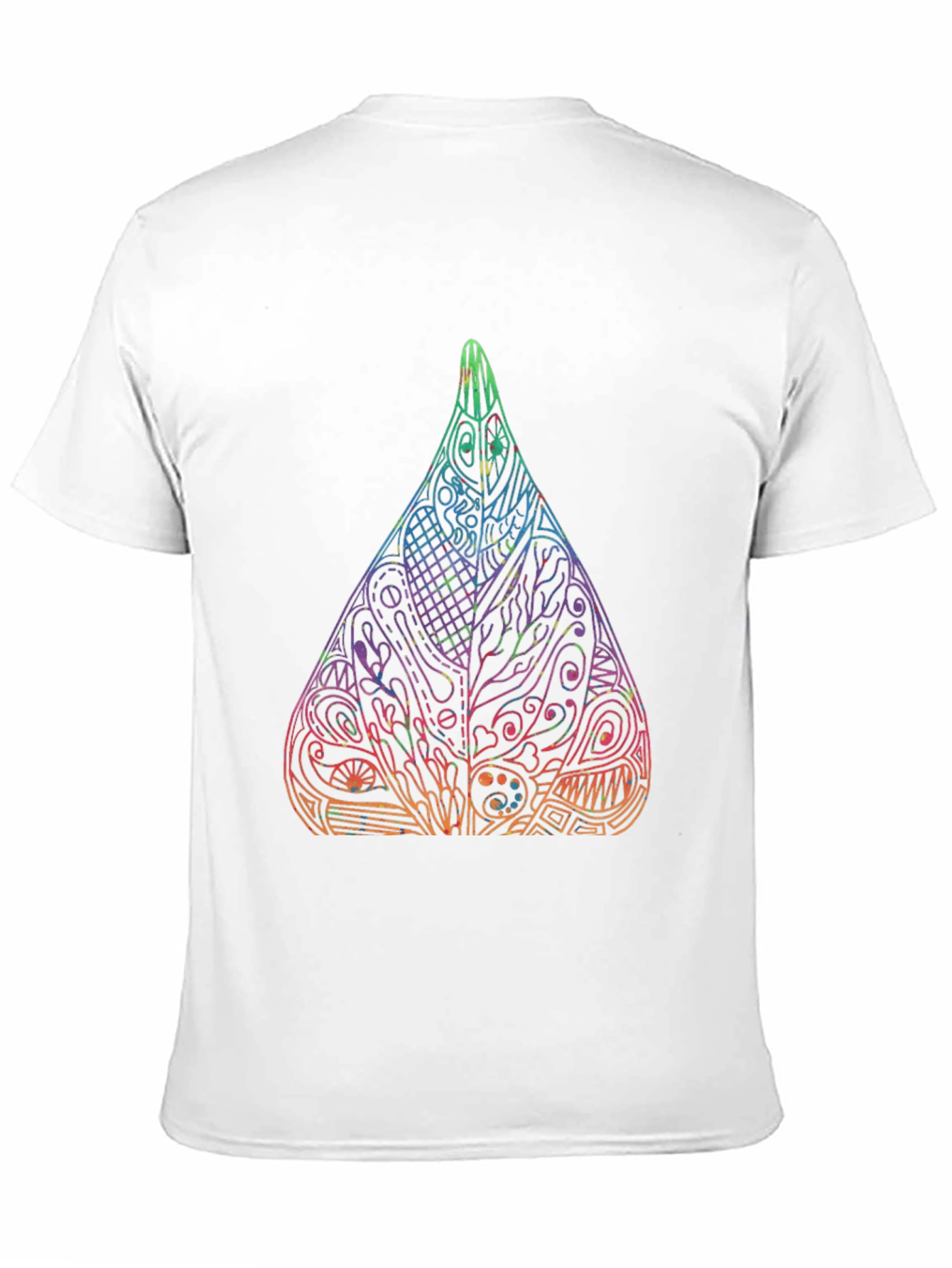 Abstract Art Drop Black T-Shirt