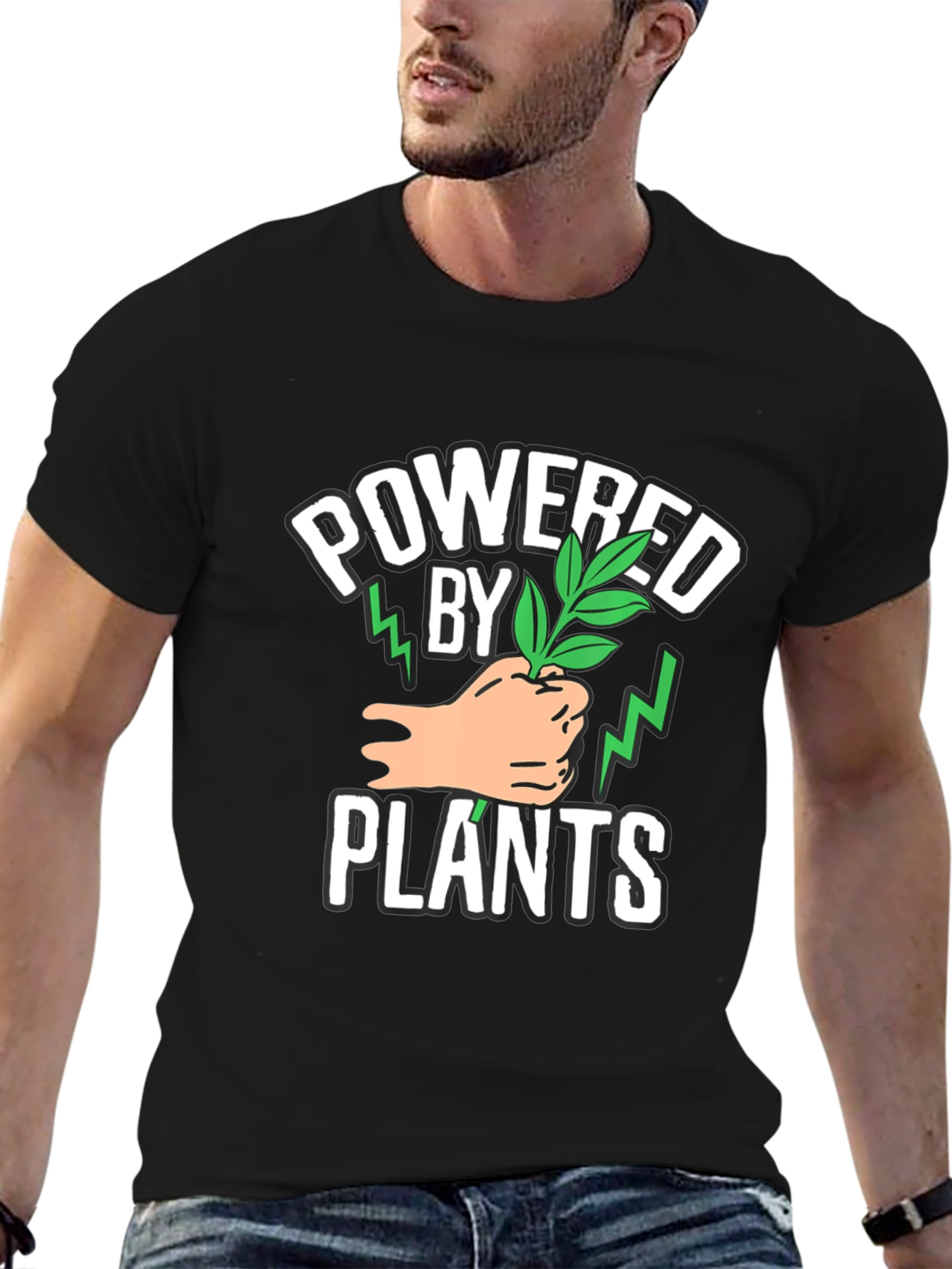 Powered by Plants Graphic T-Shirt - Vegan Friendly