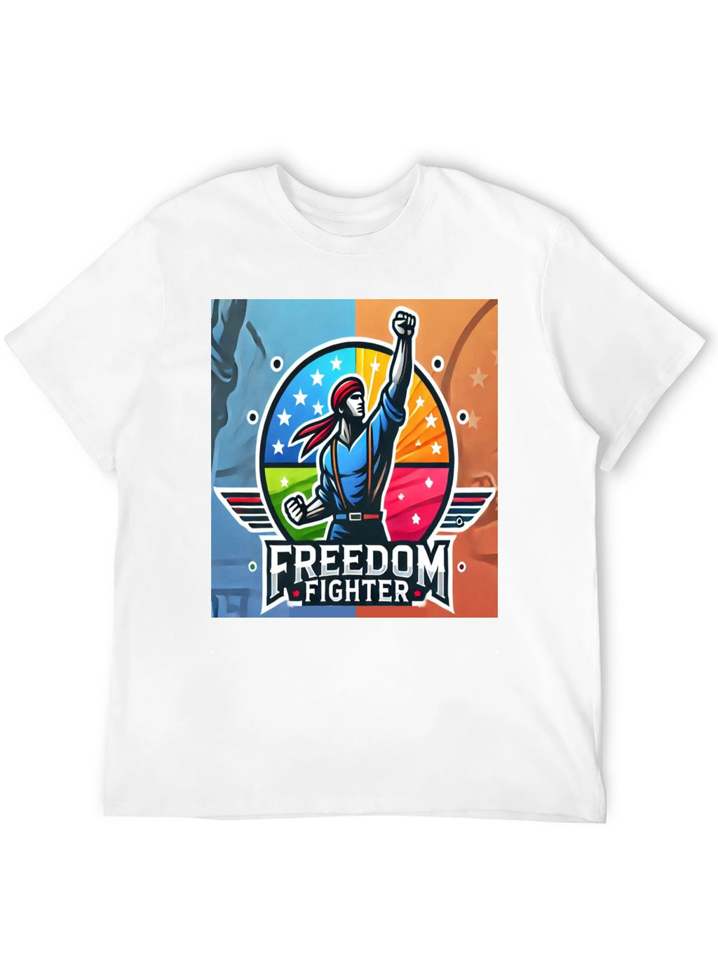 Freedom Fighter Graphic T-Shirt - Black