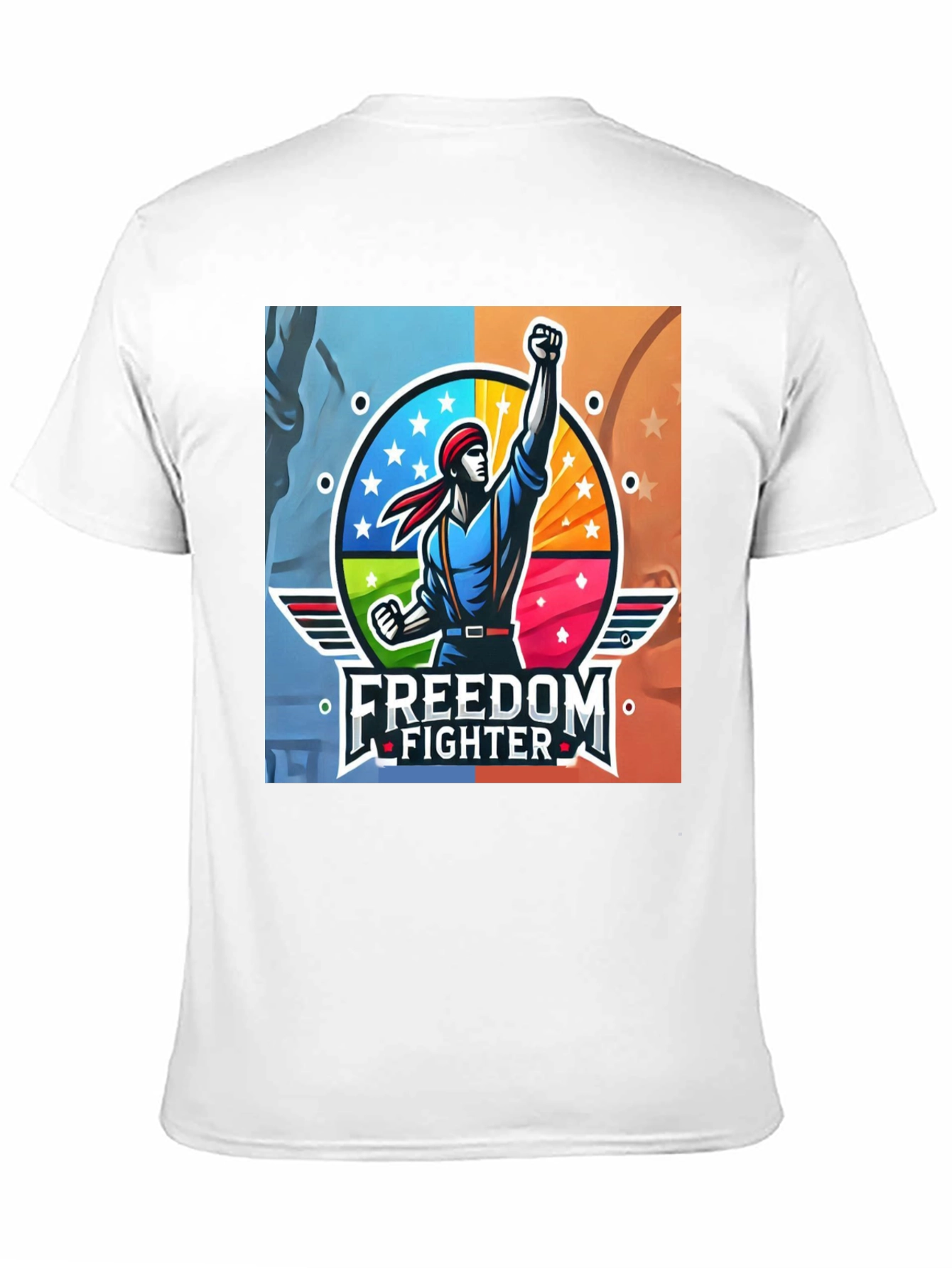 Freedom Fighter Graphic T-Shirt - Black