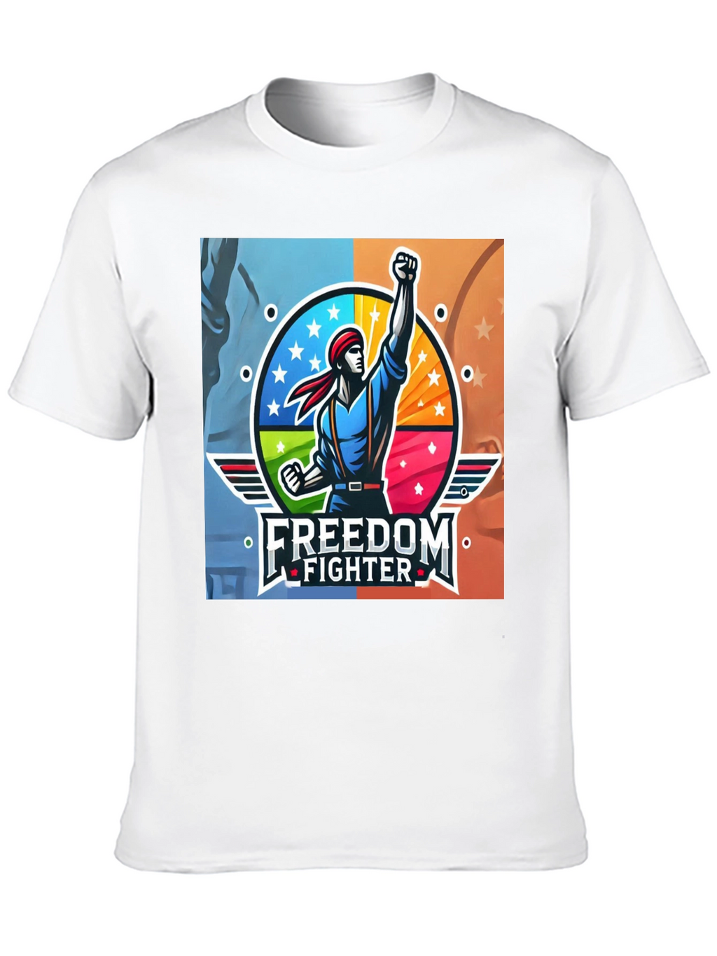 Freedom Fighter Graphic T-Shirt - Black