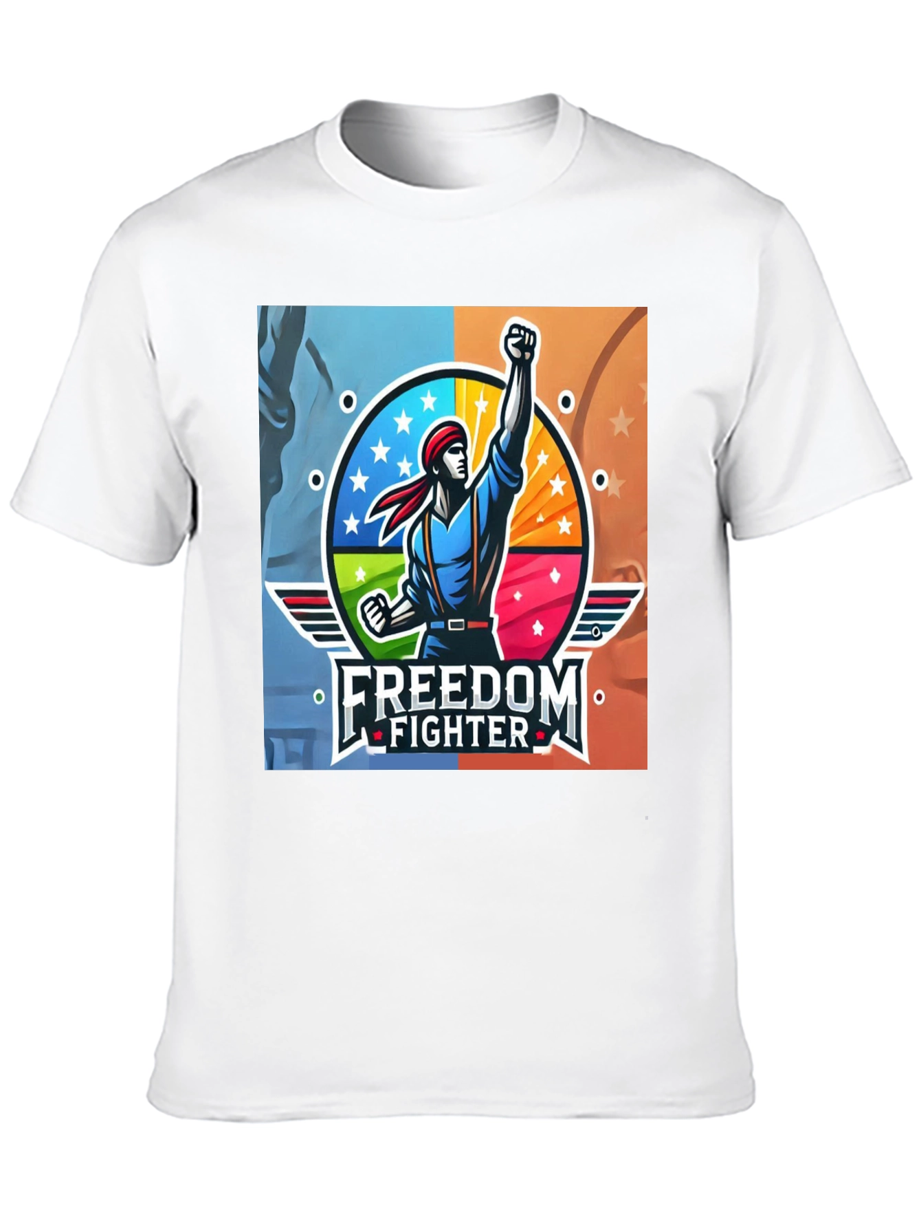 Freedom Fighter Graphic T-Shirt - Black