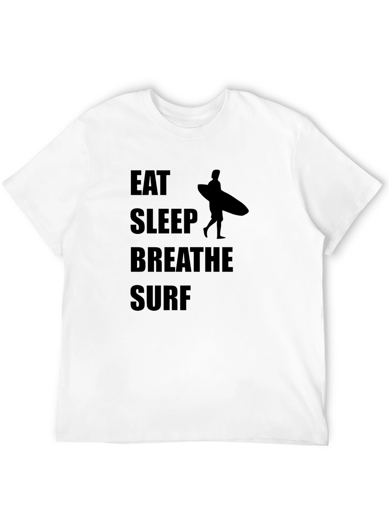 Eat Sleep Breathe Surf Black T-Shirt