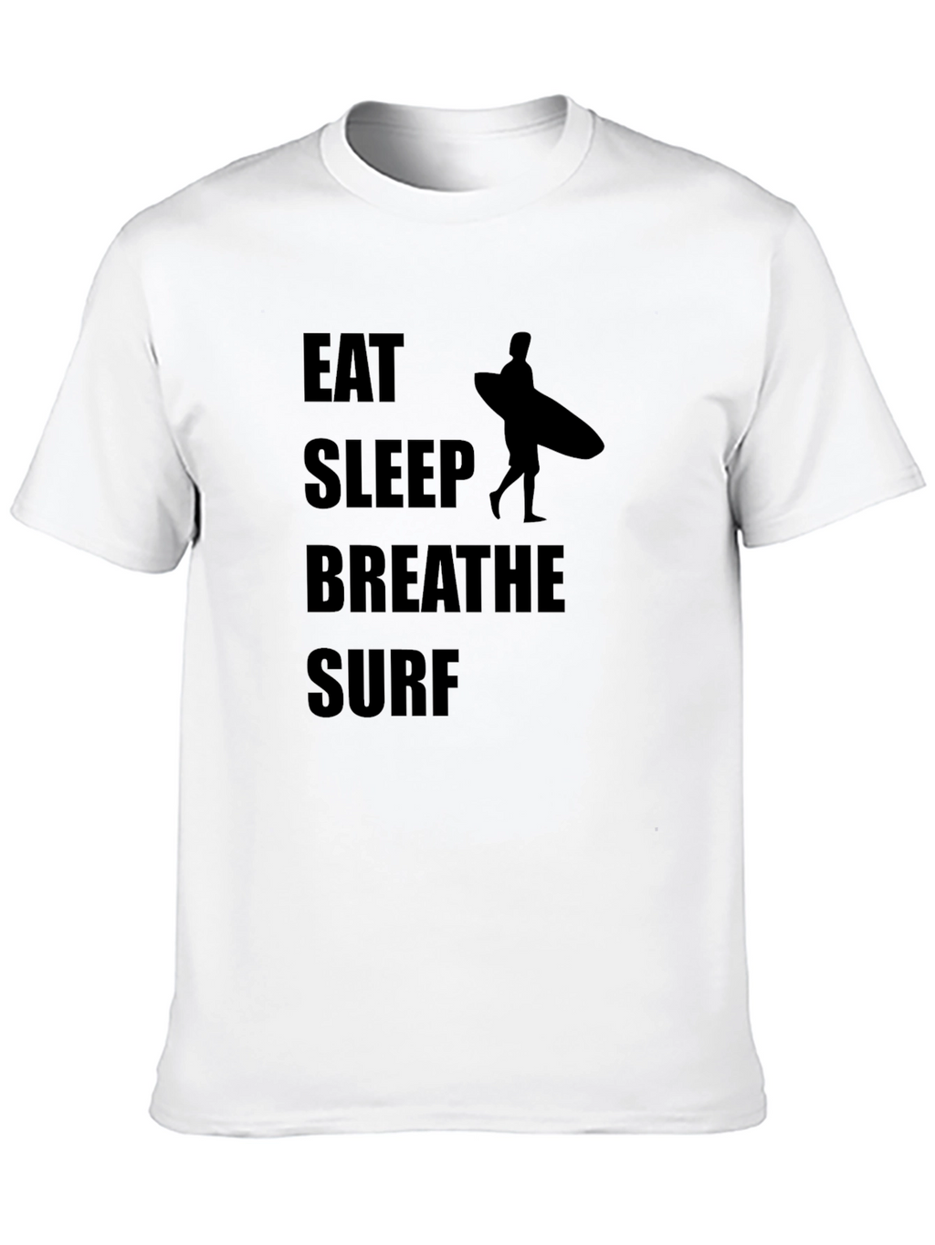 Eat Sleep Breathe Surf Black T-Shirt