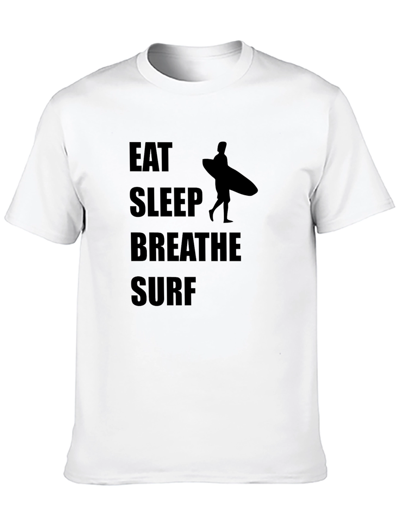 Eat Sleep Breathe Surf Black T-Shirt