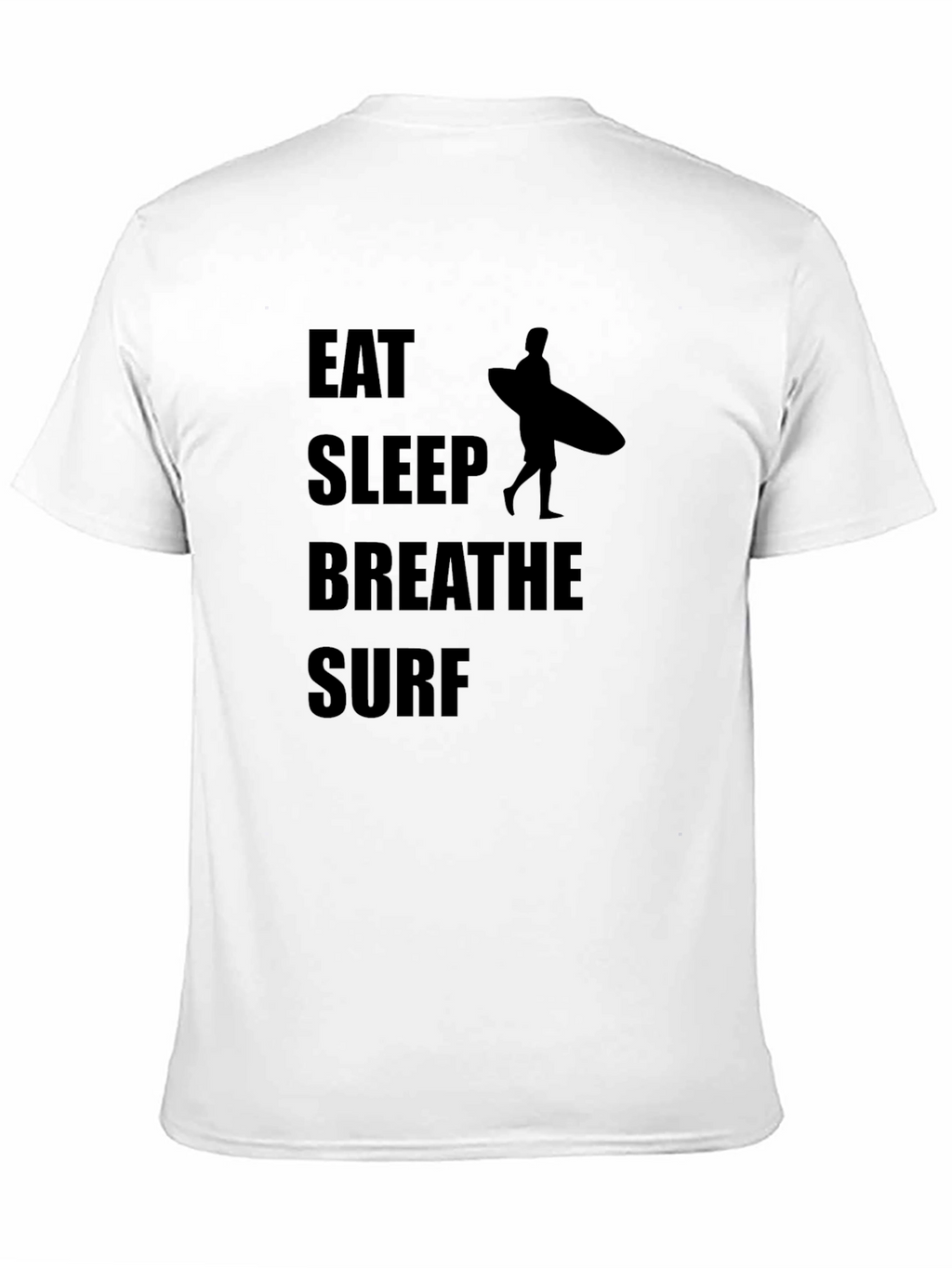 Eat Sleep Breathe Surf Black T-Shirt