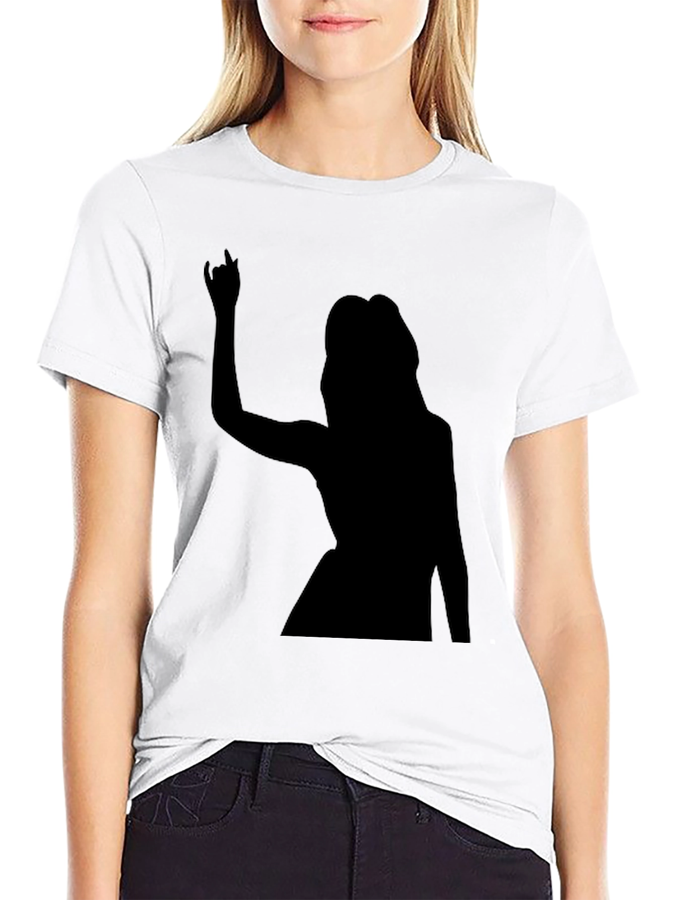 Rock On! Graphic Black T-Shirt