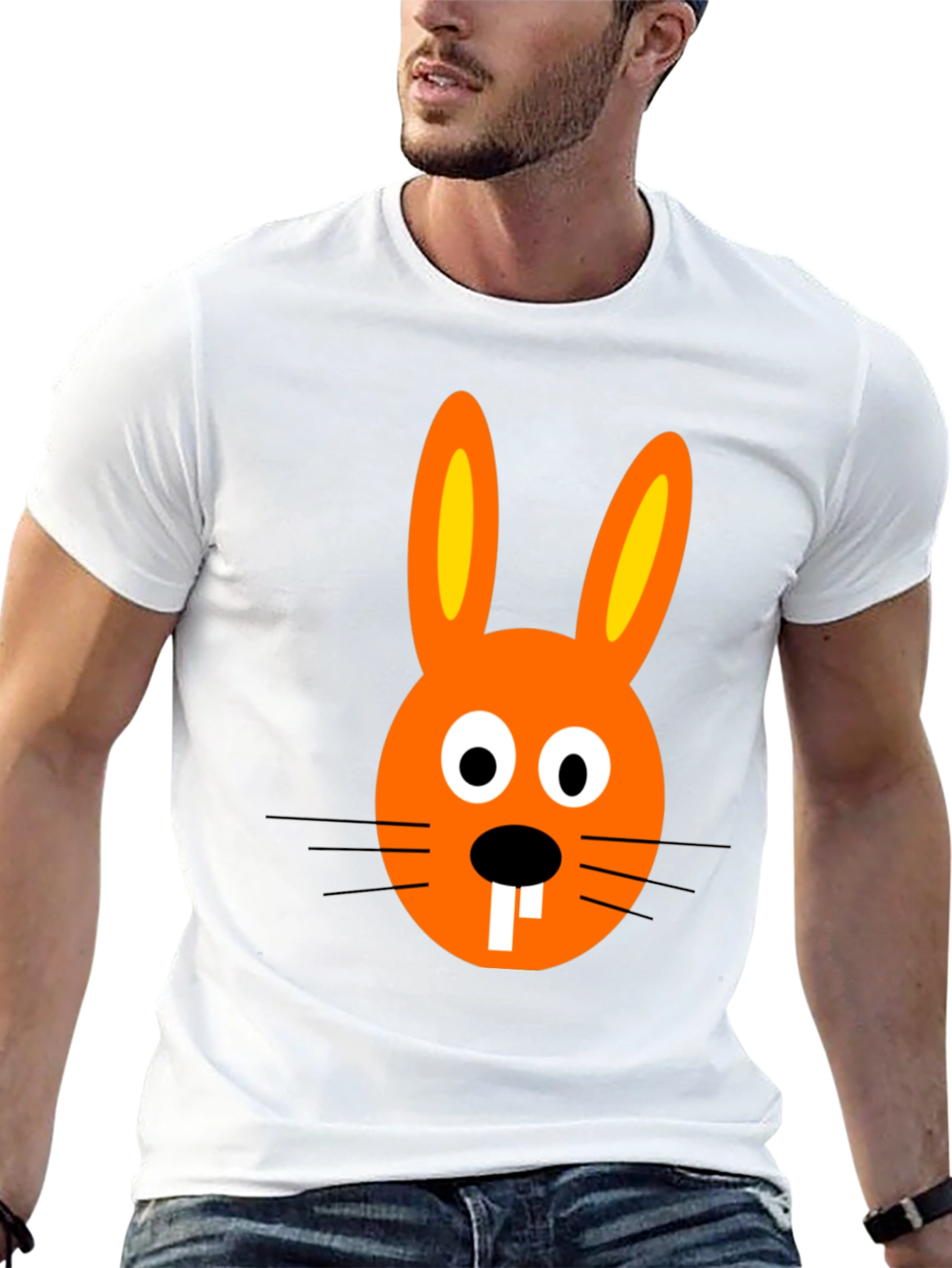 Bunny Face Graphic T-Shirt