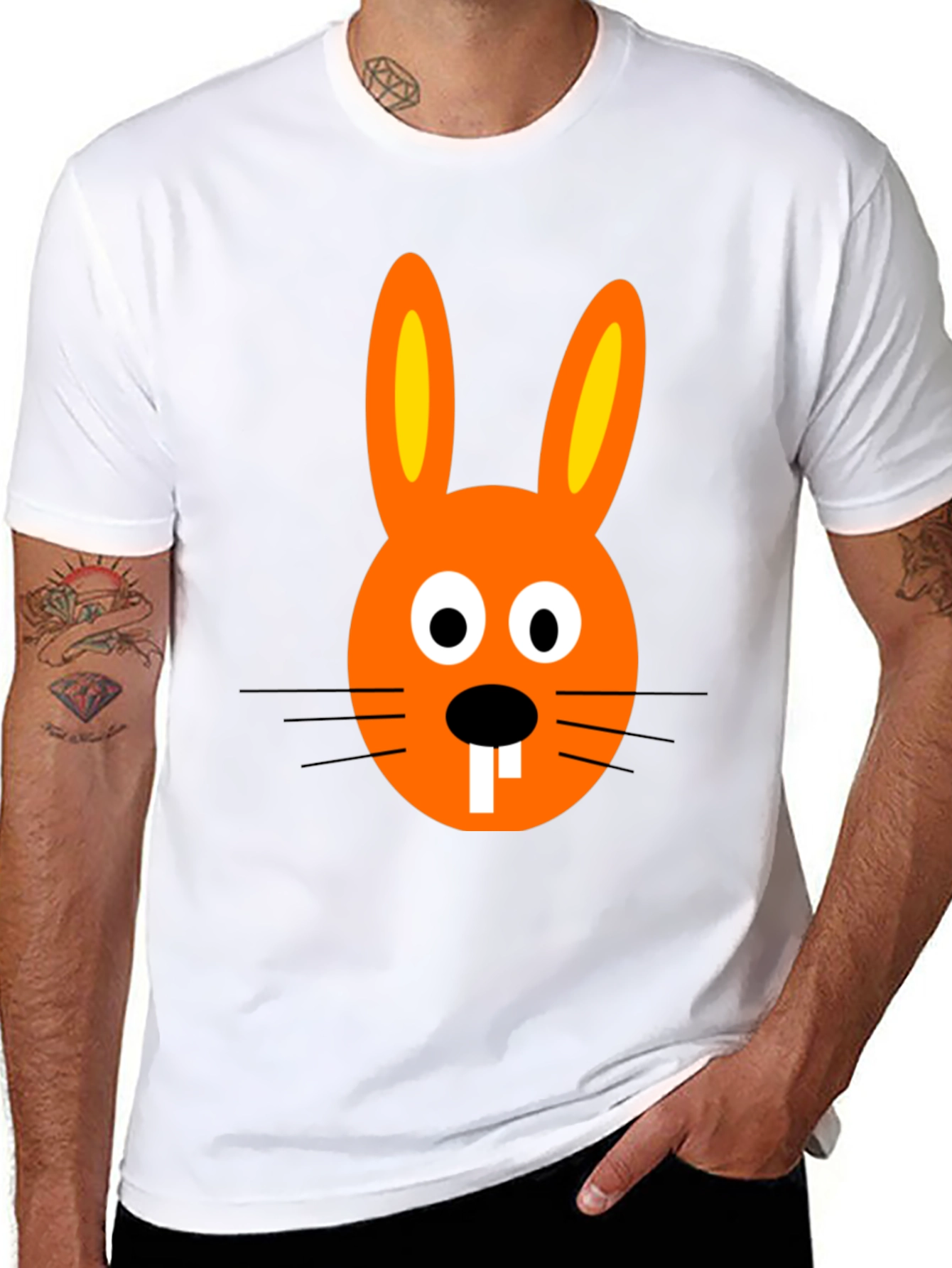 Bunny Face Graphic T-Shirt