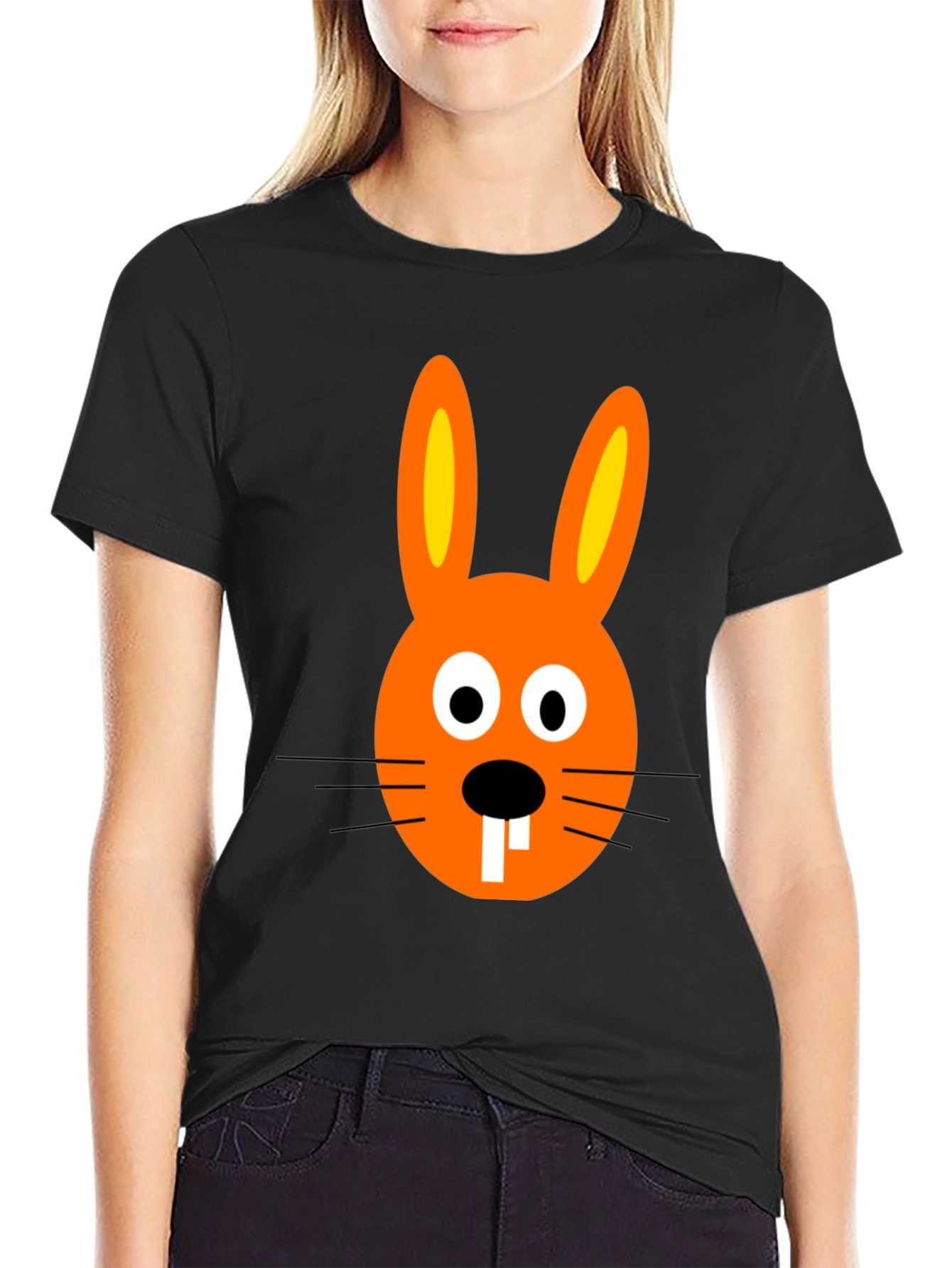 Bunny Face Graphic T-Shirt
