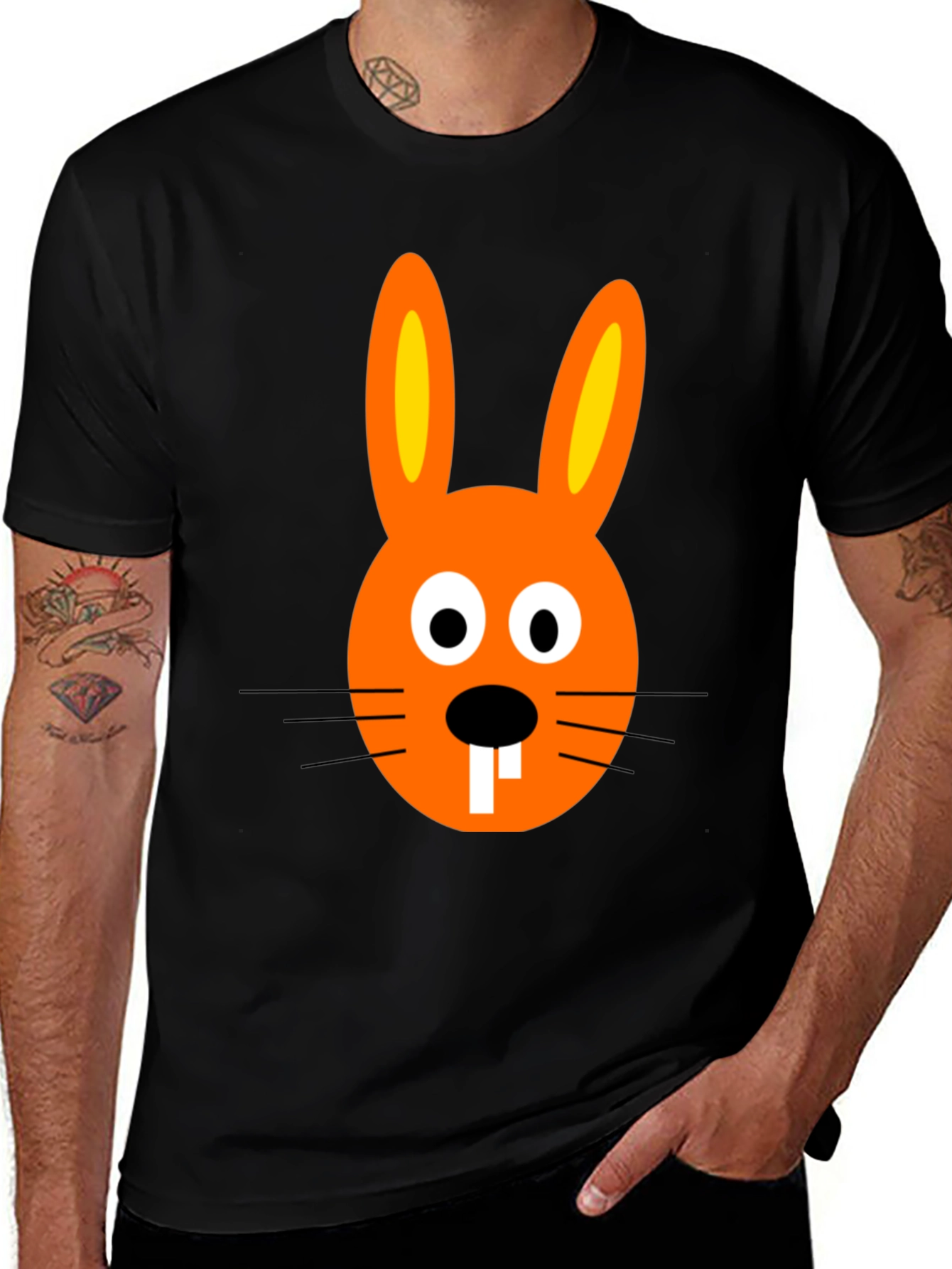Bunny Face Graphic T-Shirt