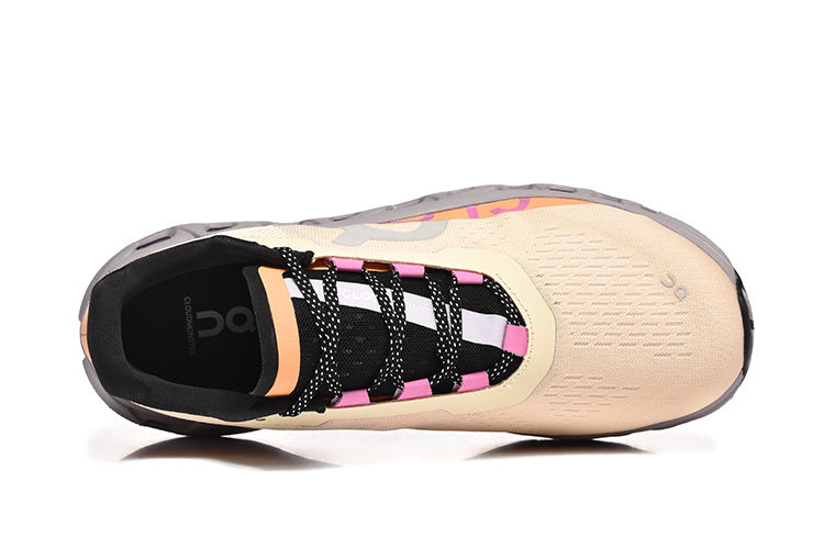 On Running Cloudmonster Sneakers Light Gold | Orange Pink