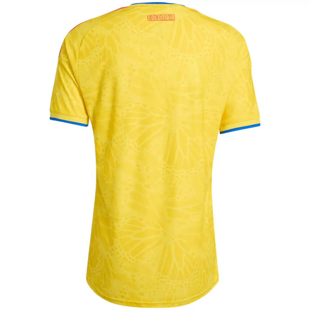 Player Version Colombia Home Authentic Jersey World Cup 2026