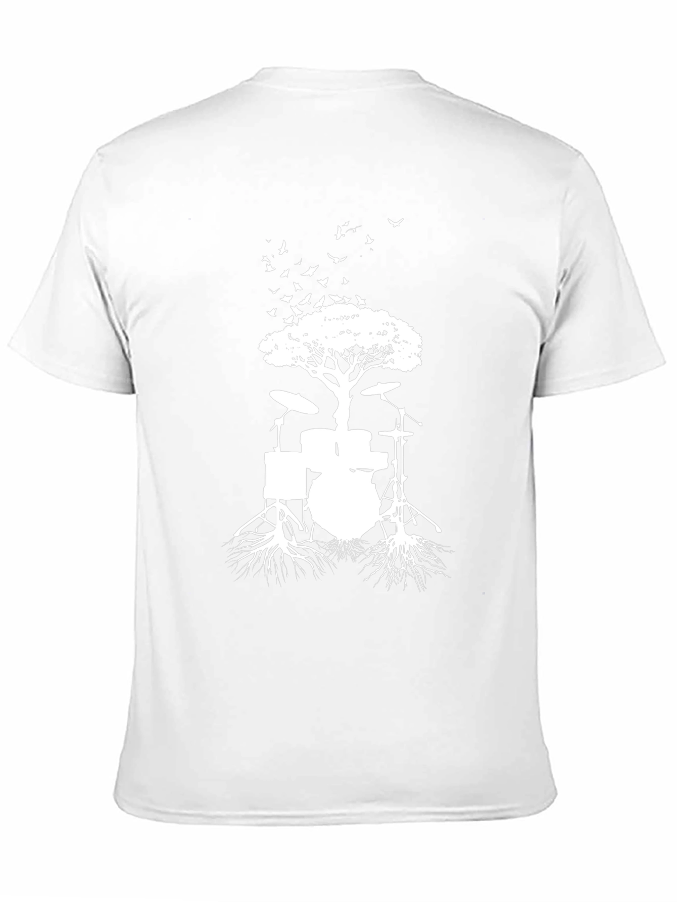 Drum Set Tree T-Shirt - Music Lover Tee