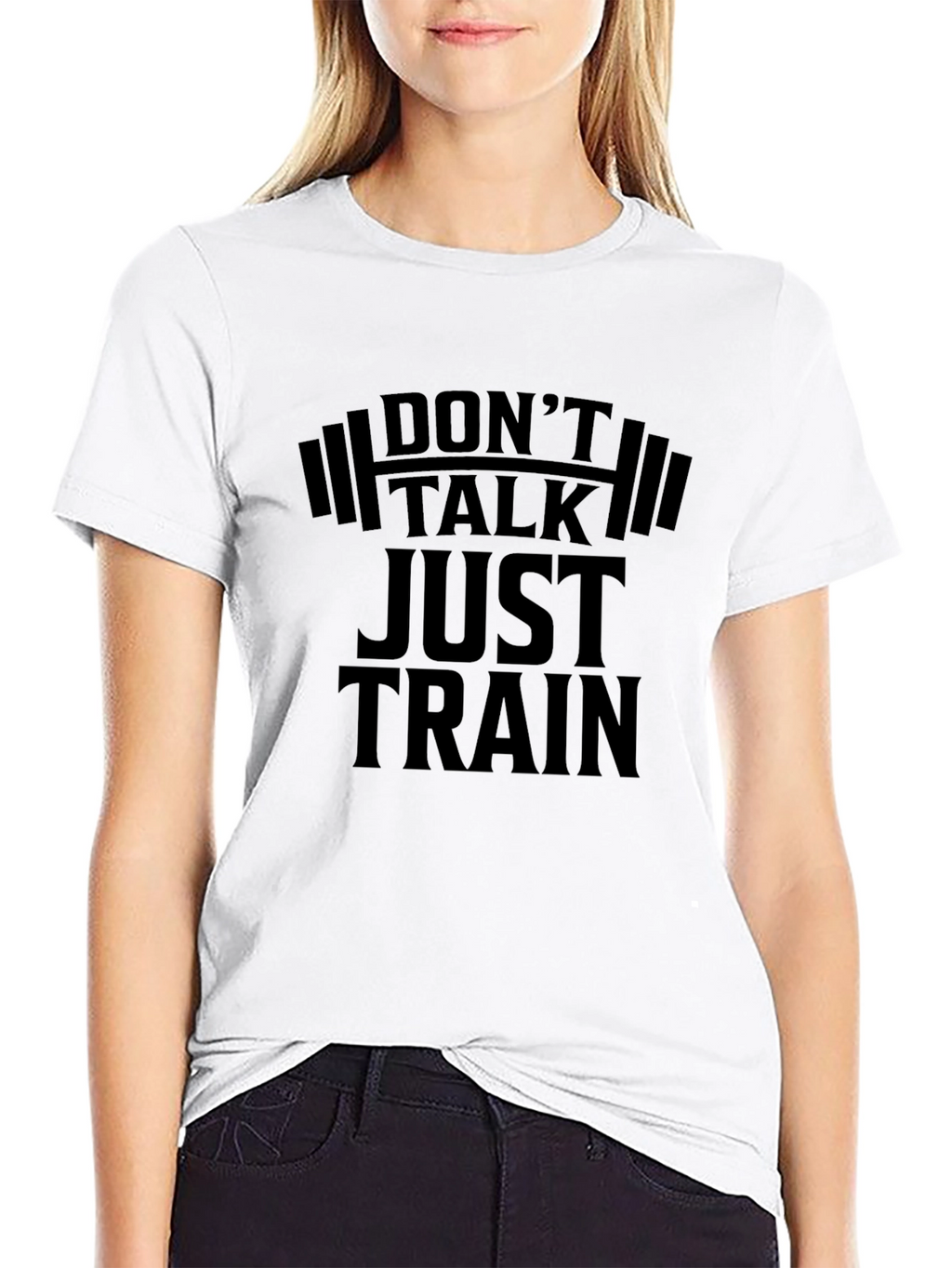 Dont Talk Just Train Black T-Shirt