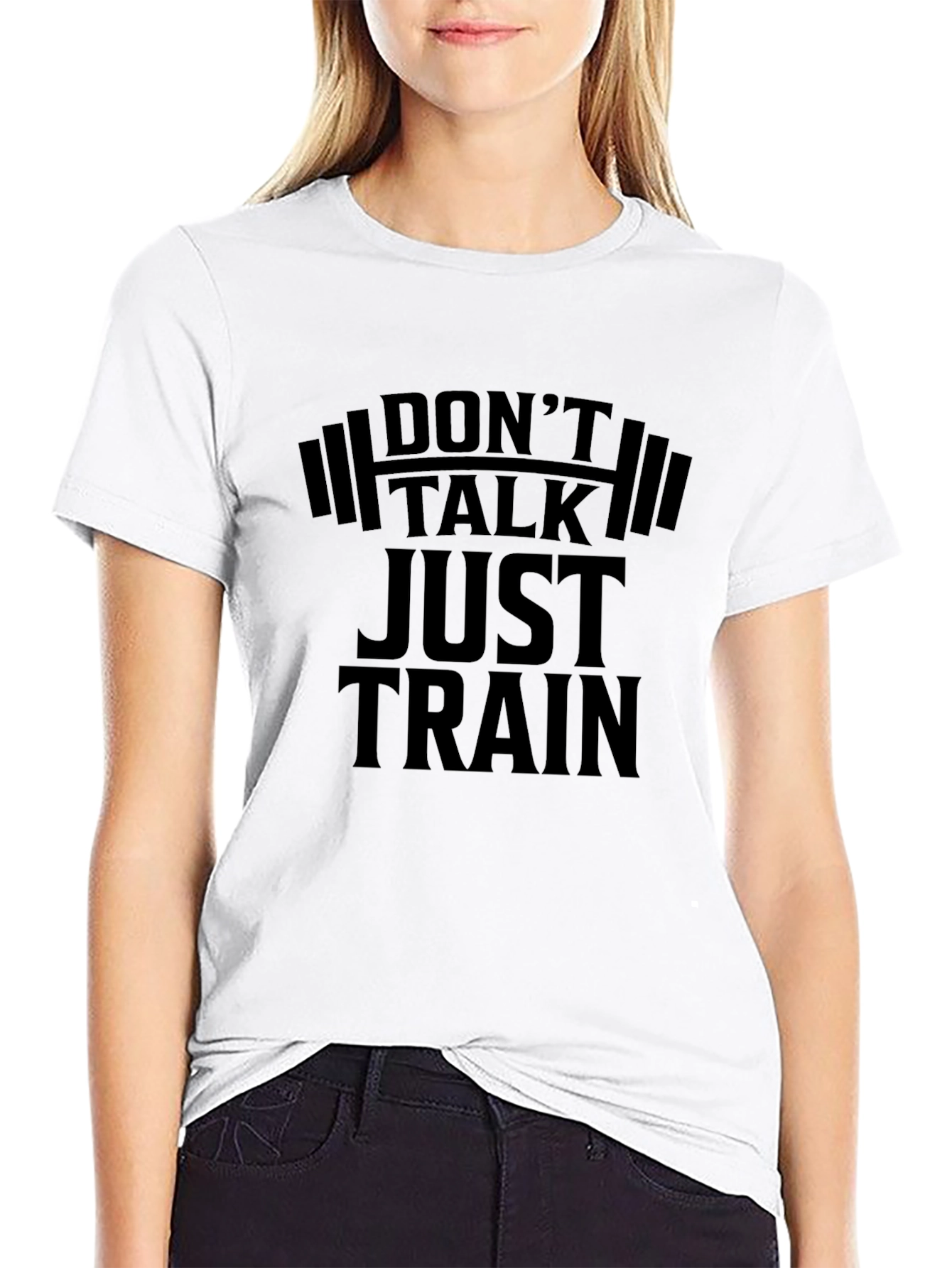 Dont Talk Just Train Black T-Shirt