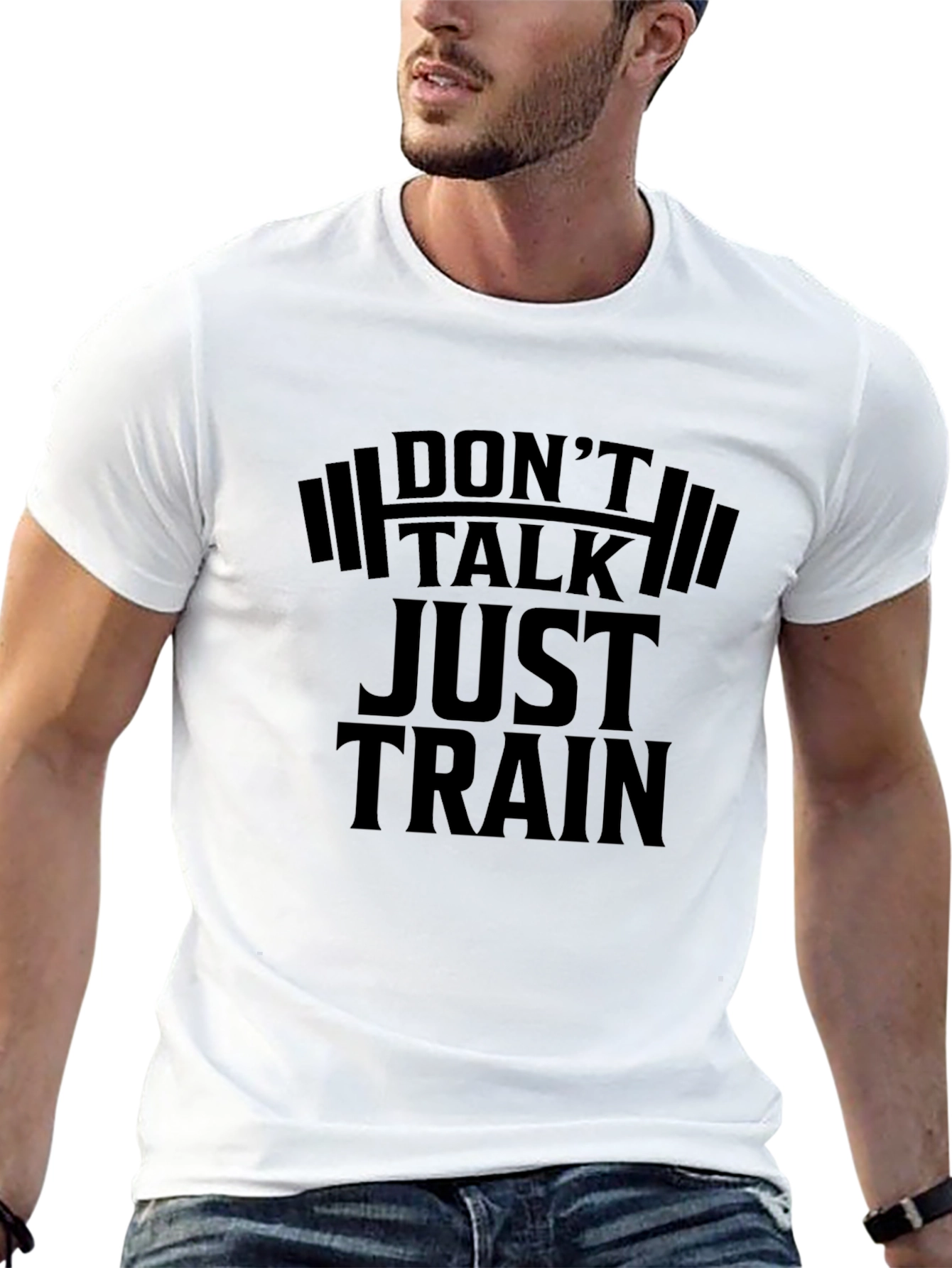 Dont Talk Just Train Black T-Shirt